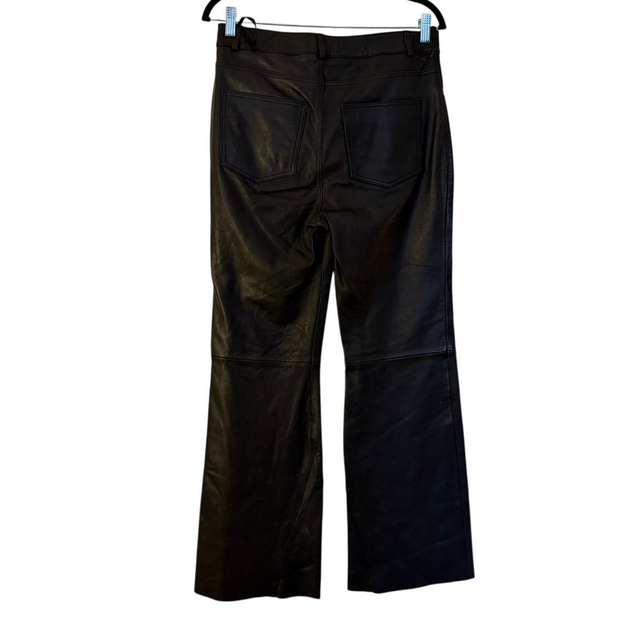 Maje Maje NWT Black Sheepskin Leather trousers Size 31" - 2 Thumbnail