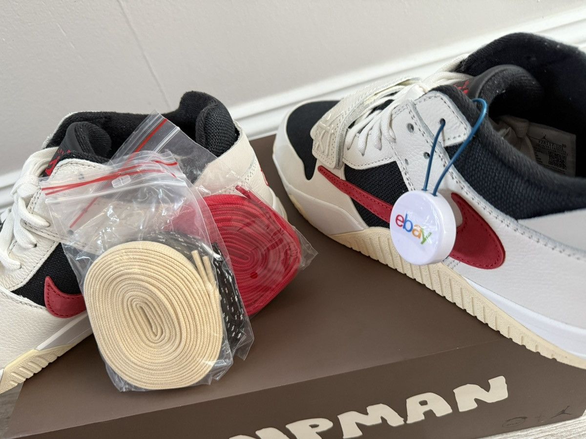 Jordan Brand × Travis Scott Travis Scott Jordan Jumpman Jack University Red Black Sz 12 Size US 12 / EU 45 - 8 Thumbnail