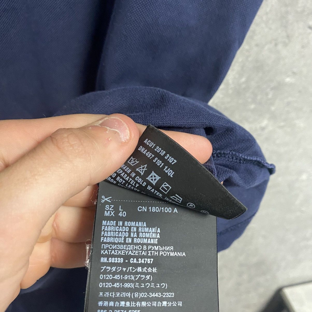 Prada Prada polo shirt basic Size US L / EU 52-54 / 3 - 7 Thumbnail