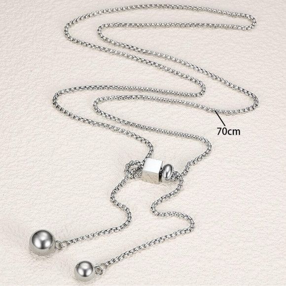 Other Men Stainless Steel Hip Hop Necklace Size ONE SIZE - 5 Thumbnail