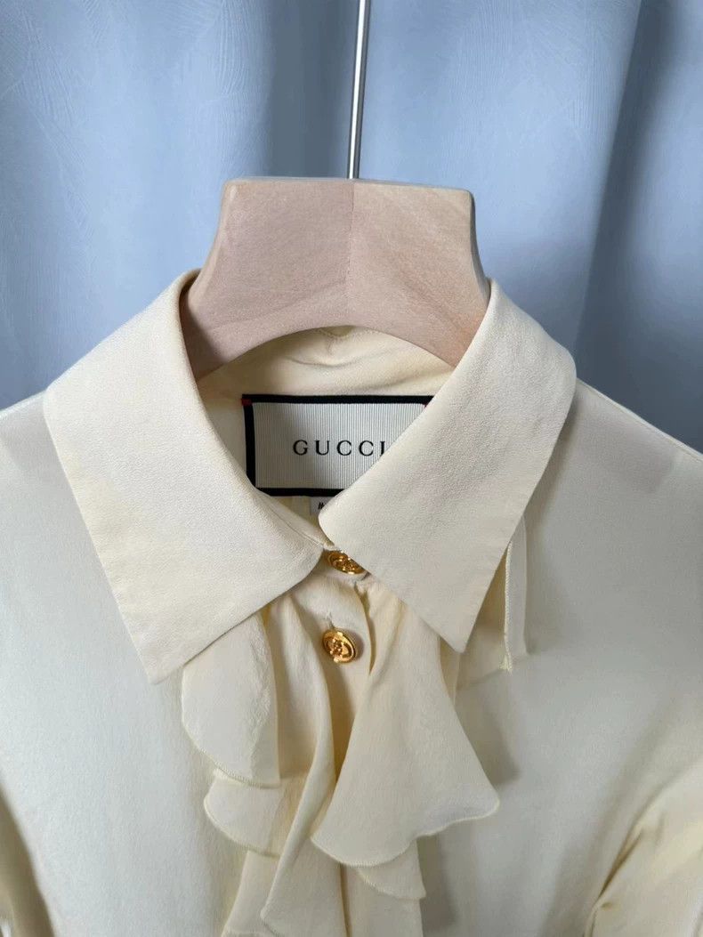 Gucci GucciMulberry silk shirt 2503-Nextarrow Size XS / US 0-2 / IT 36-38 - 3 Thumbnail