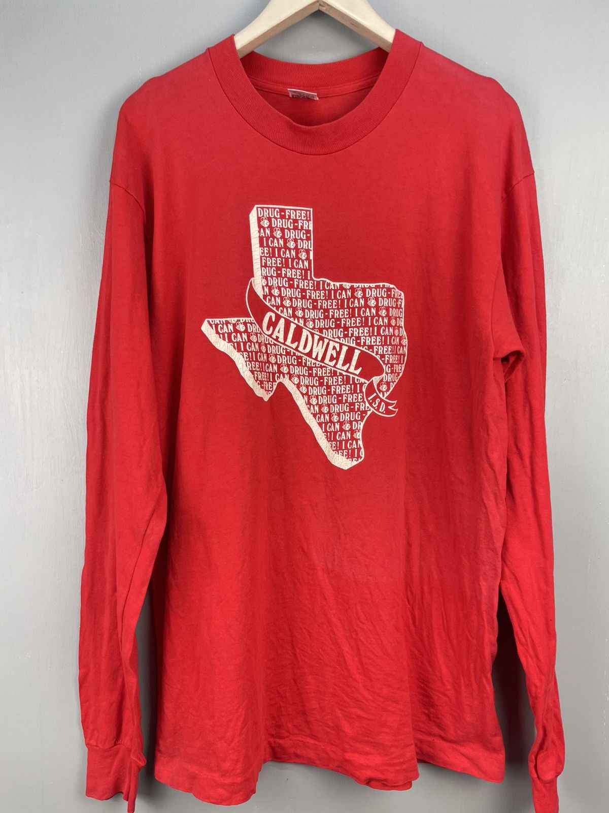 Vintage Vintage 90s Caldwell I.S.D long sleeve shirt Size US L / EU 52-54 / 3 - 3 Thumbnail