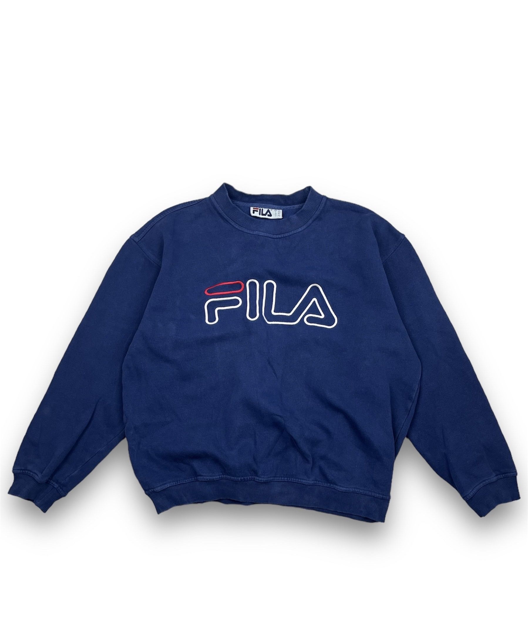 Fila Fila Vintage Sweatshirt Big Logo Size Medium Size US M / EU 48-50 / 2 - 1 Thumbnail