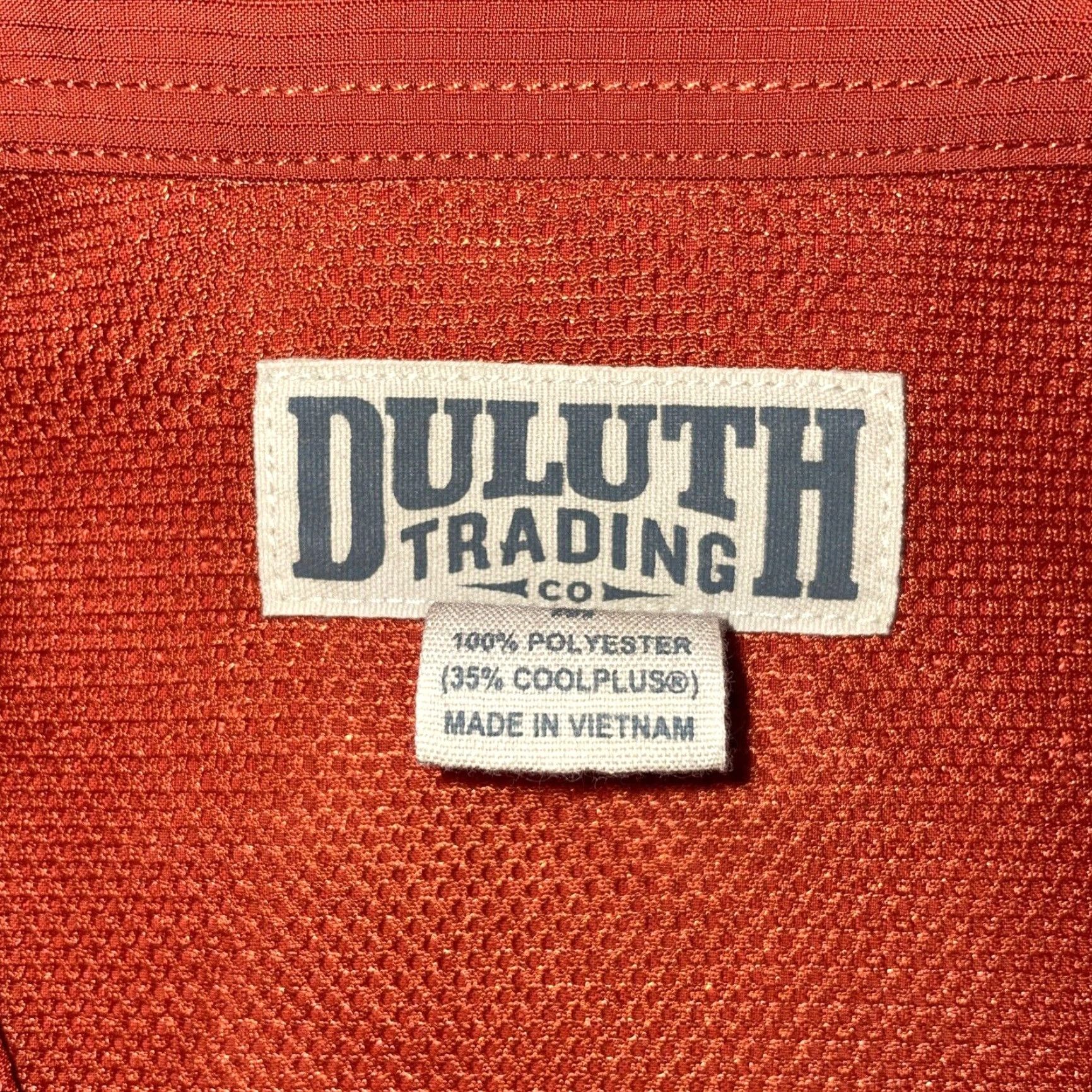 CO DULUTH TRADING CO Button-Up Shirt Mens M Orange Solid Long Sleeve Button-Front Shirt Mens M Orange Size US M / EU 48-50 / 2 - 3 Thumbnail
