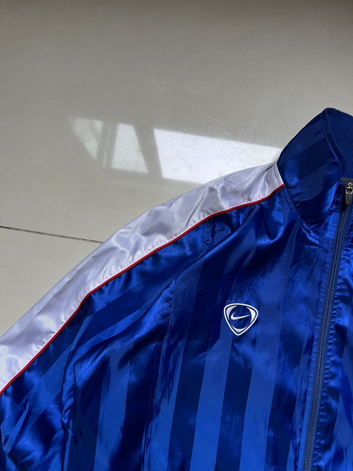 Nike × Vintage 90’s NIKE RARE Y2K MULTI SWOOSH TRACK JACKET Size US M / EU 48-50 / 2 - 3 Thumbnail