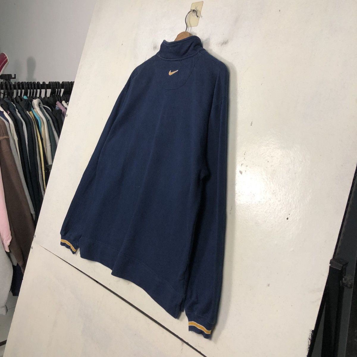 Nike 📌Half Zipper Collar Sweater Nike Small Swoosh Size US M / EU 48-50 / 2 - 13 Thumbnail