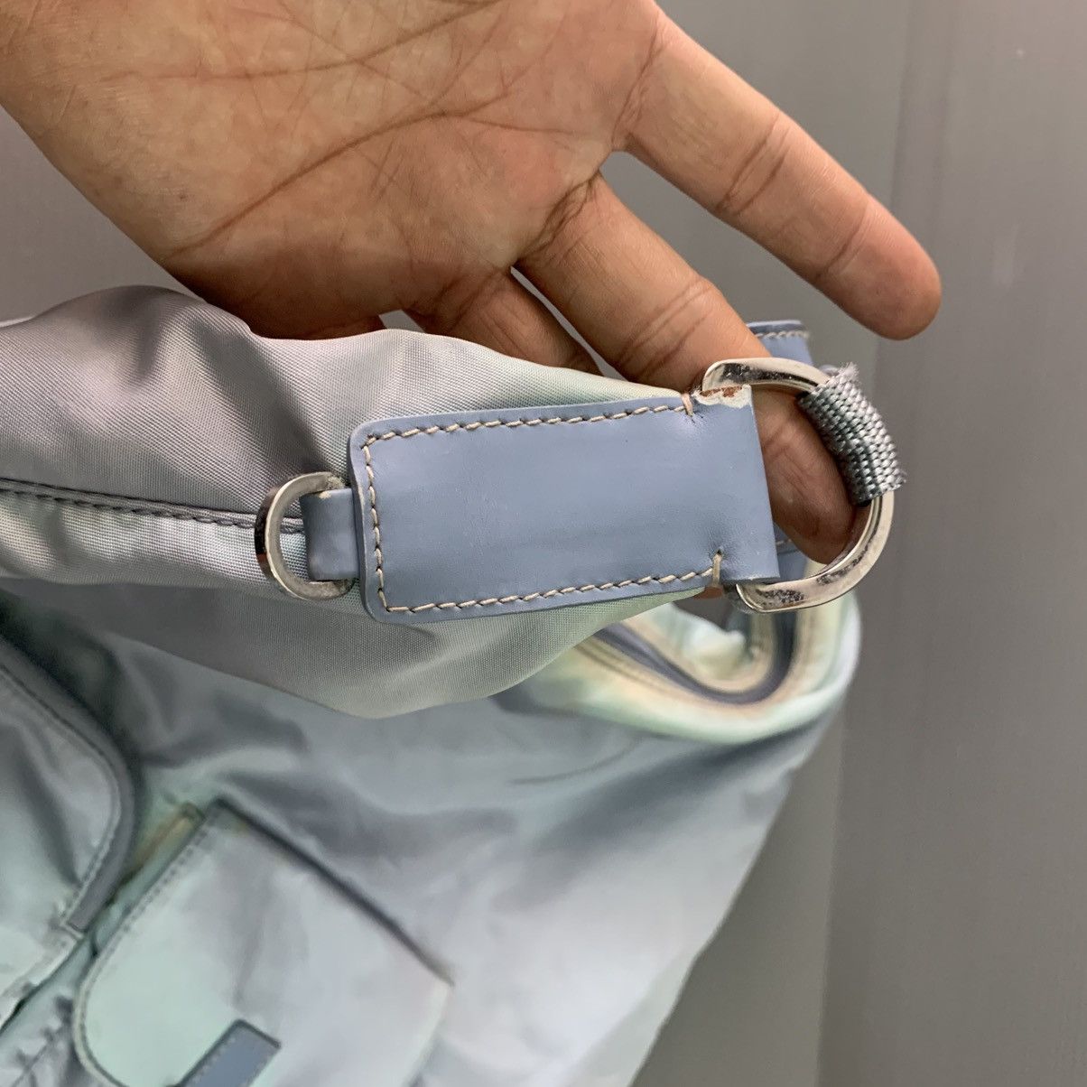 Prada Prada Nylon Large Hobo Bag Size ONE SIZE - 8 Thumbnail