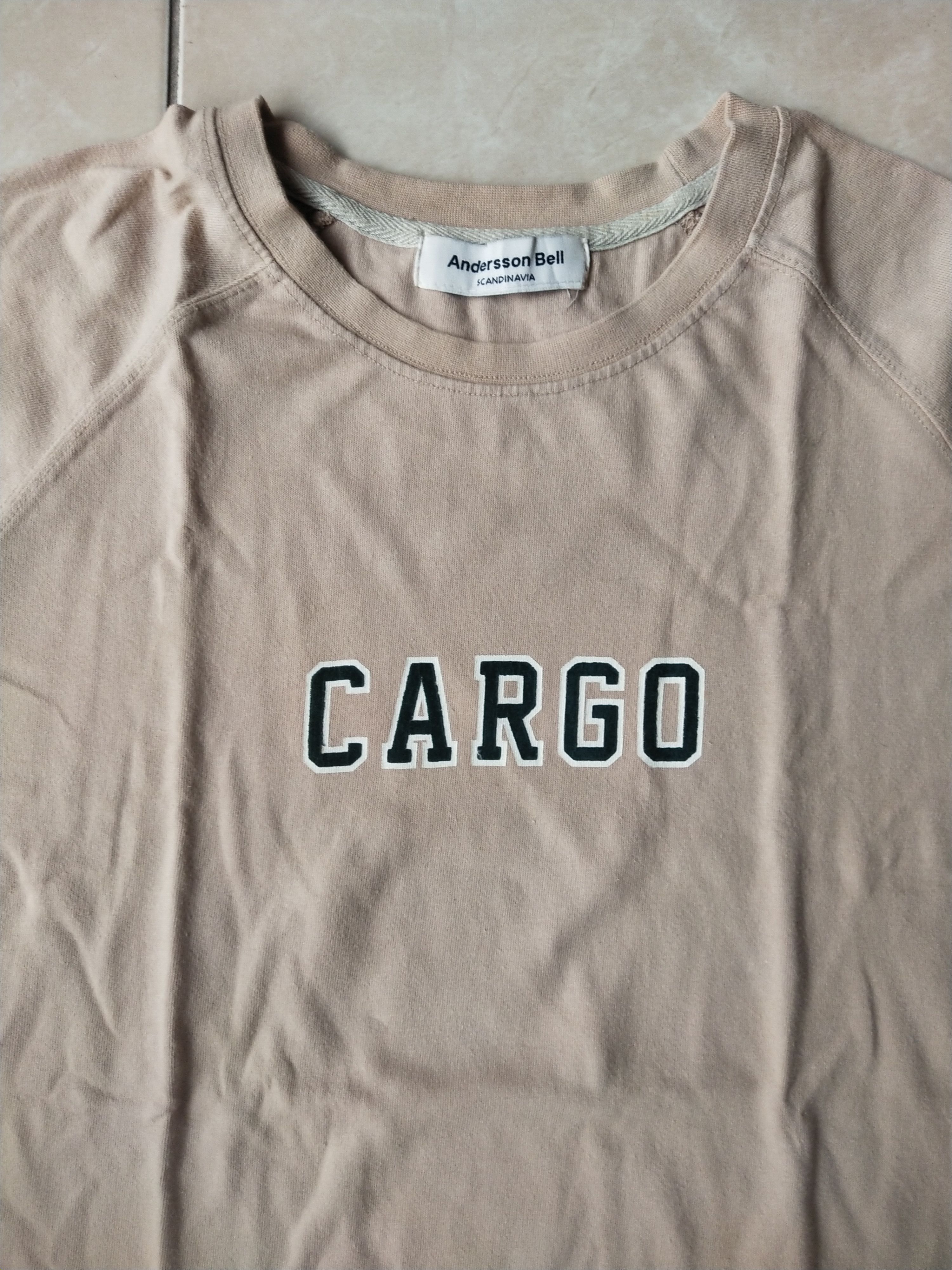 Andersson Bell Andersson Bell Scandinavia Beige Cargo Oversized T-Shirt Size US L / EU 52-54 / 3 - 2 Thumbnail