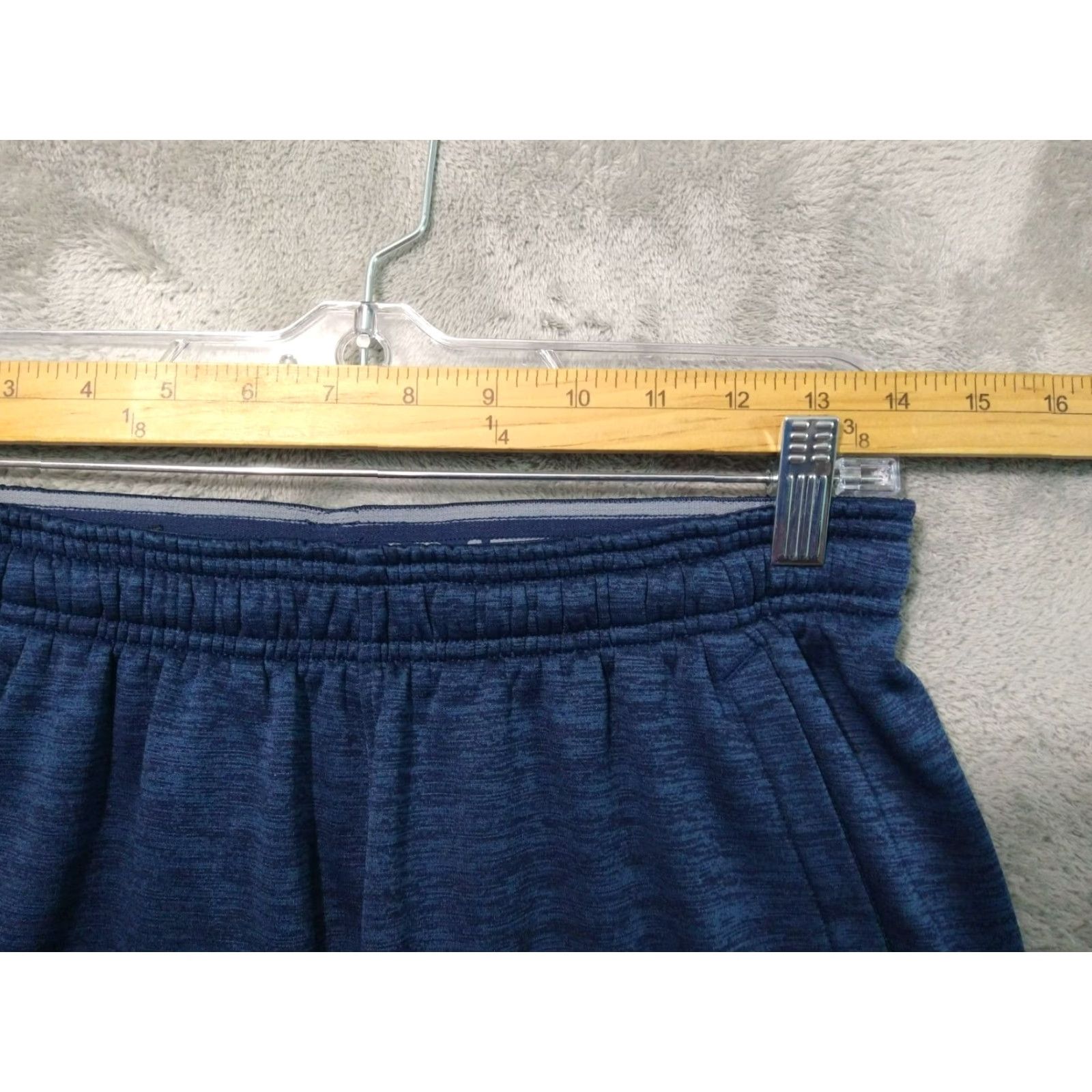 Under Armour Under Armour Pants Men M Blue Heather Loose ColdGear Fleece Jogger Sweat Pants Size US 31 - 3 Thumbnail