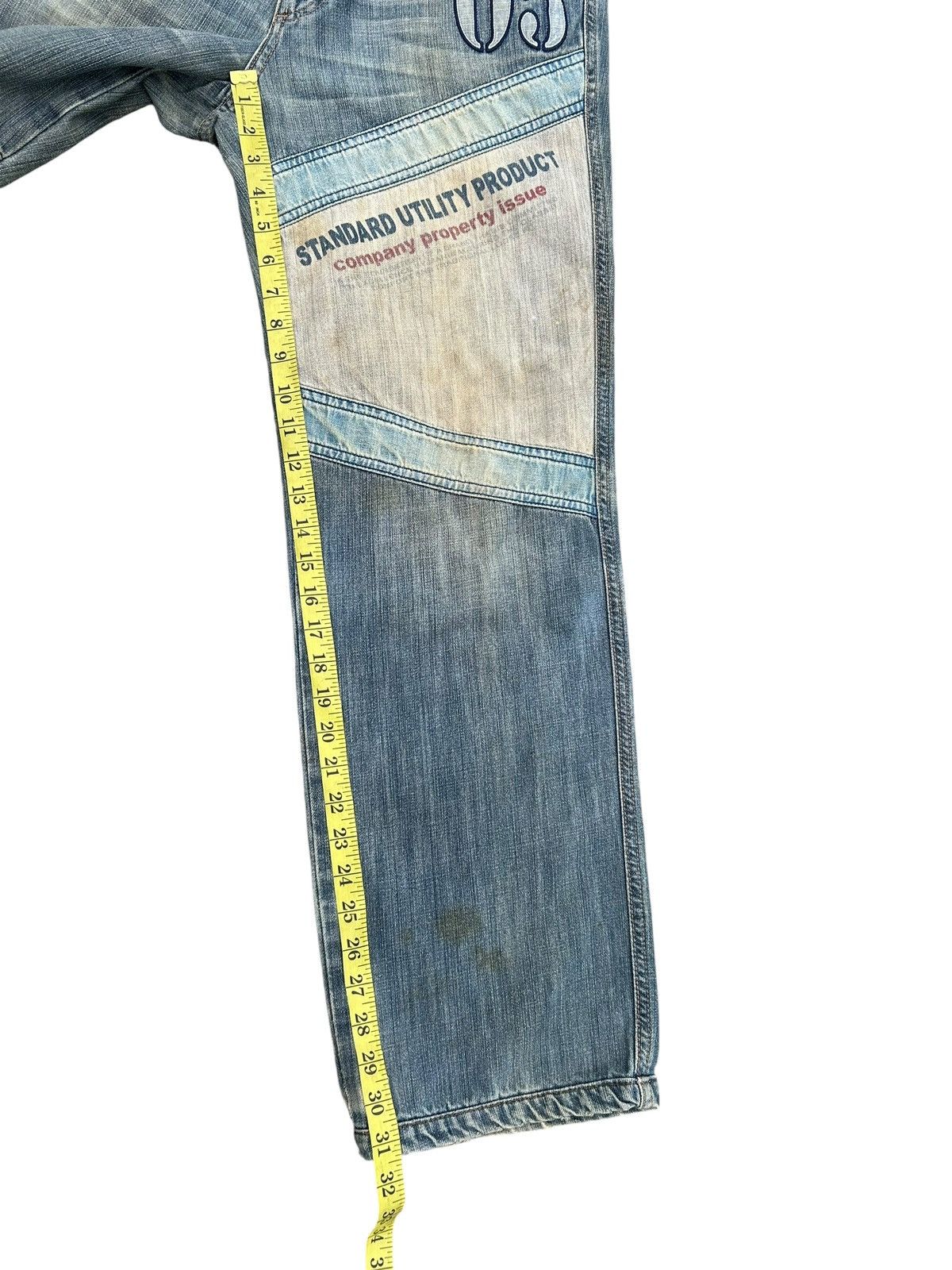 Kapital VINTAGE FUBU JEANS STREETWEAR DIRTY DENIM JEANS Size US 30 / EU 46 - 20 Thumbnail