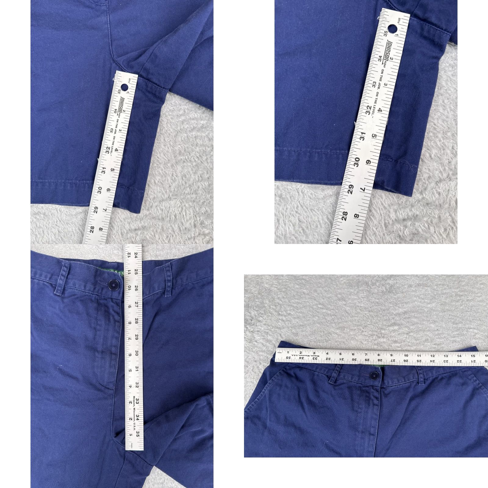 Ralph Lauren Lauren Ralph Lauren Women's Chino Shorts 10 Blue Cotton Blend 5-Pocket Regular Fit Outdoor Hiking Size 32" / US 10 / IT 46 - 8 Thumbnail