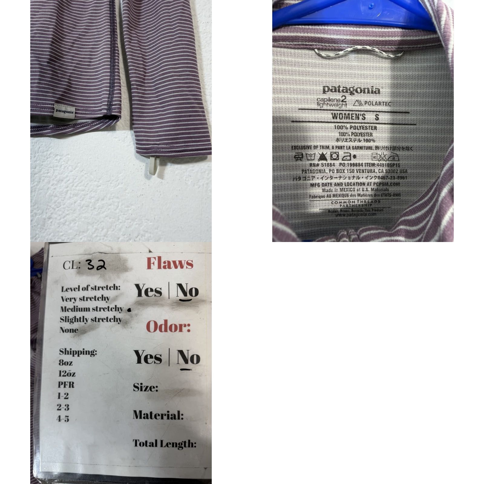 Patagonia Patagonia Capilene Pullover S Women Purple 1/4 Zip Mock Neck Lightweight Polyester Activewear Size S / US 4 / IT 40 - 8 Thumbnail