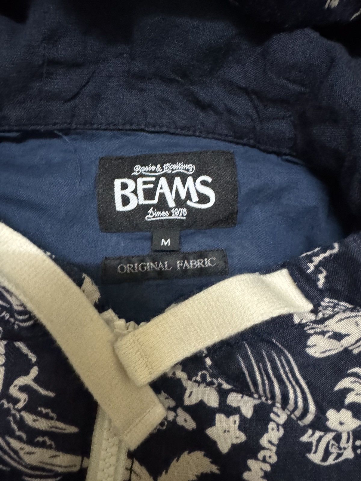 Beams Plus Vintage Beams X Hawaii Hoodie Full Print Size US M / EU 48-50 / 2 - 8 Thumbnail