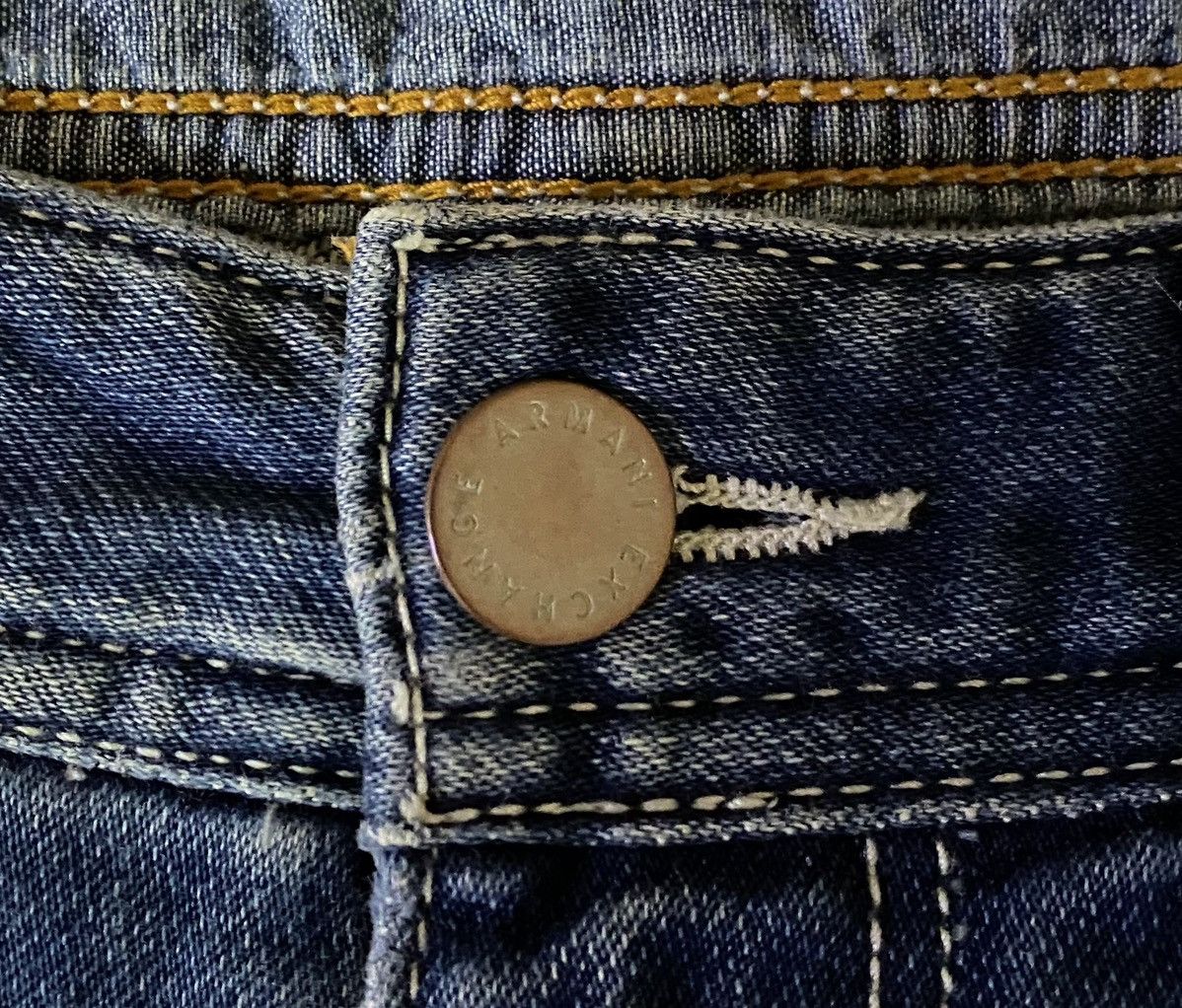 Armani Exchange × Designer × Vintage Armani Exchange Slim Fit Blue Denim Size US 32 / EU 48 - 5 Thumbnail