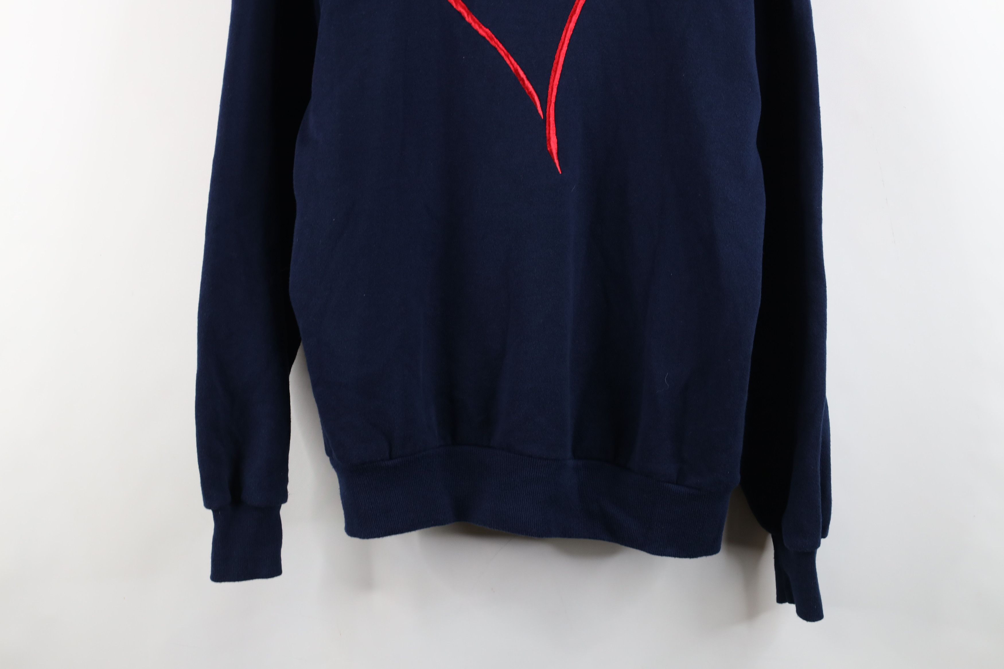 Vintage Vintage 90s Streetwear Heart Bow Tie Layered Sweatshirt USA Size M / US 6-8 / IT 42-44 - 3 Thumbnail