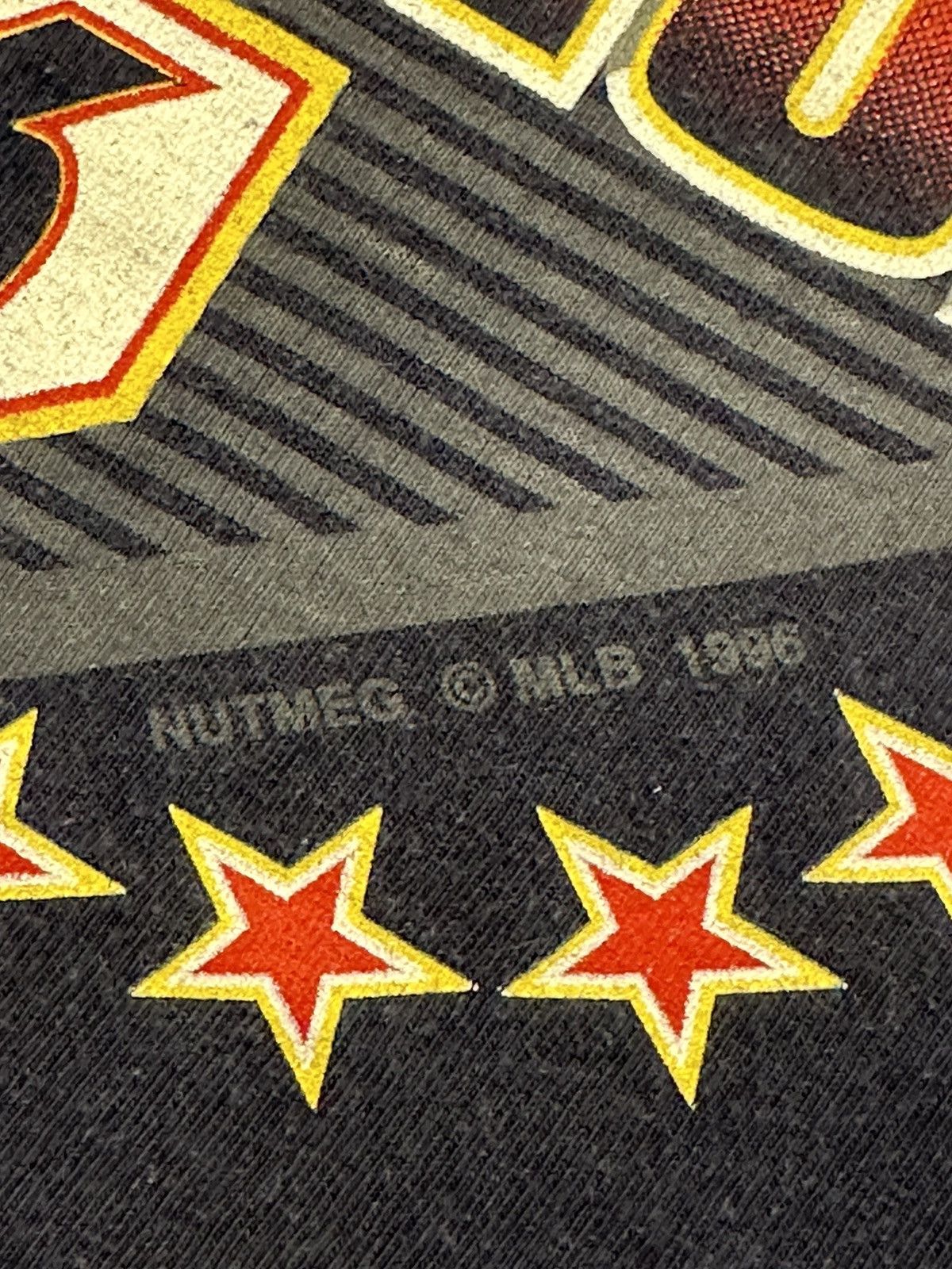 Nutmeg × Vintage Vintage 1996 90s Cleveland Indians T-Shirt Size XL MLB Navy Size US XL / EU 56 / 4 - 3 Thumbnail