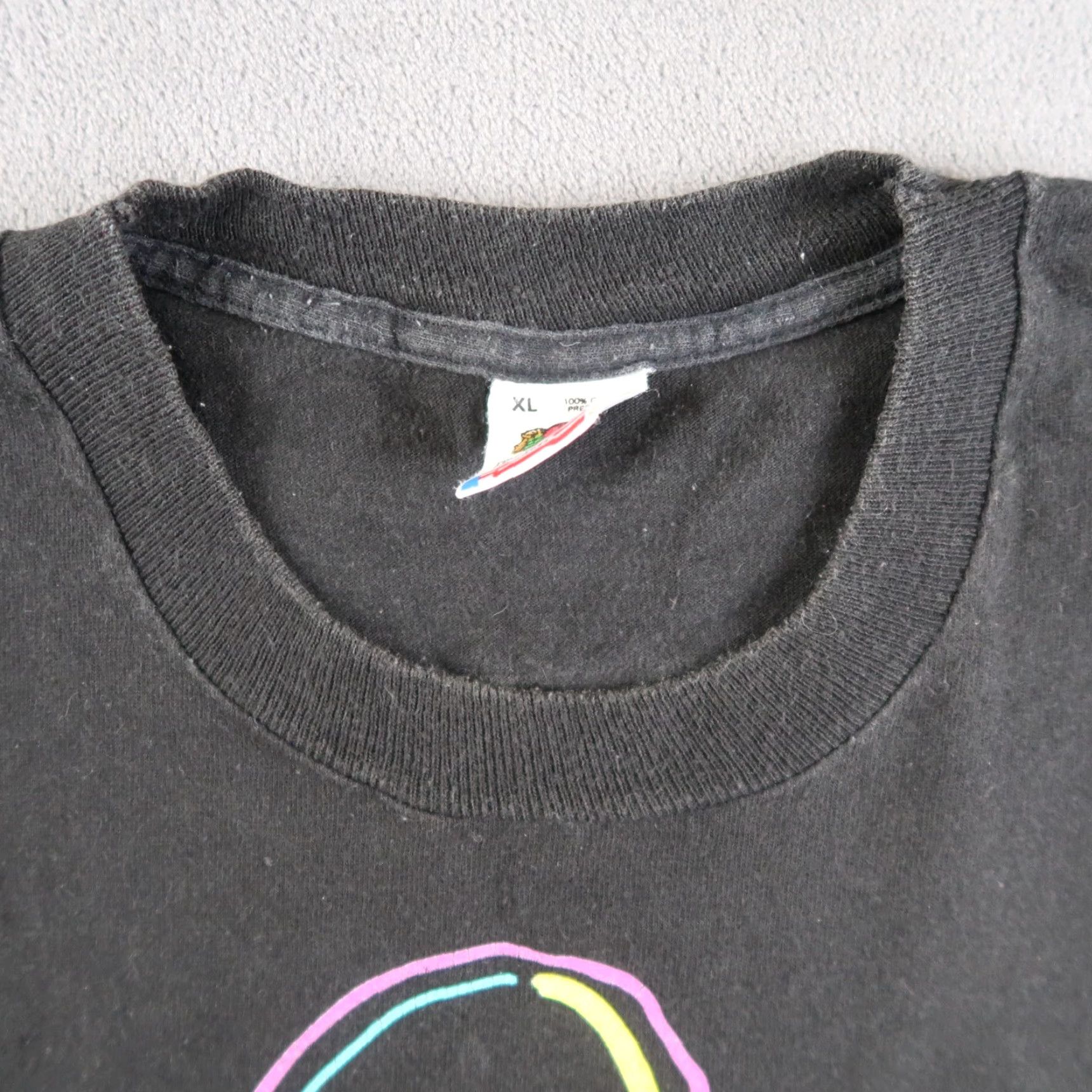 Fruit Of The Loom Vintage 90s Todd Rundgren 2nd Wind Tour Mens Black XL Fruit of the Loom T-Shirt Size US XL / EU 56 / 4 - 6 Thumbnail