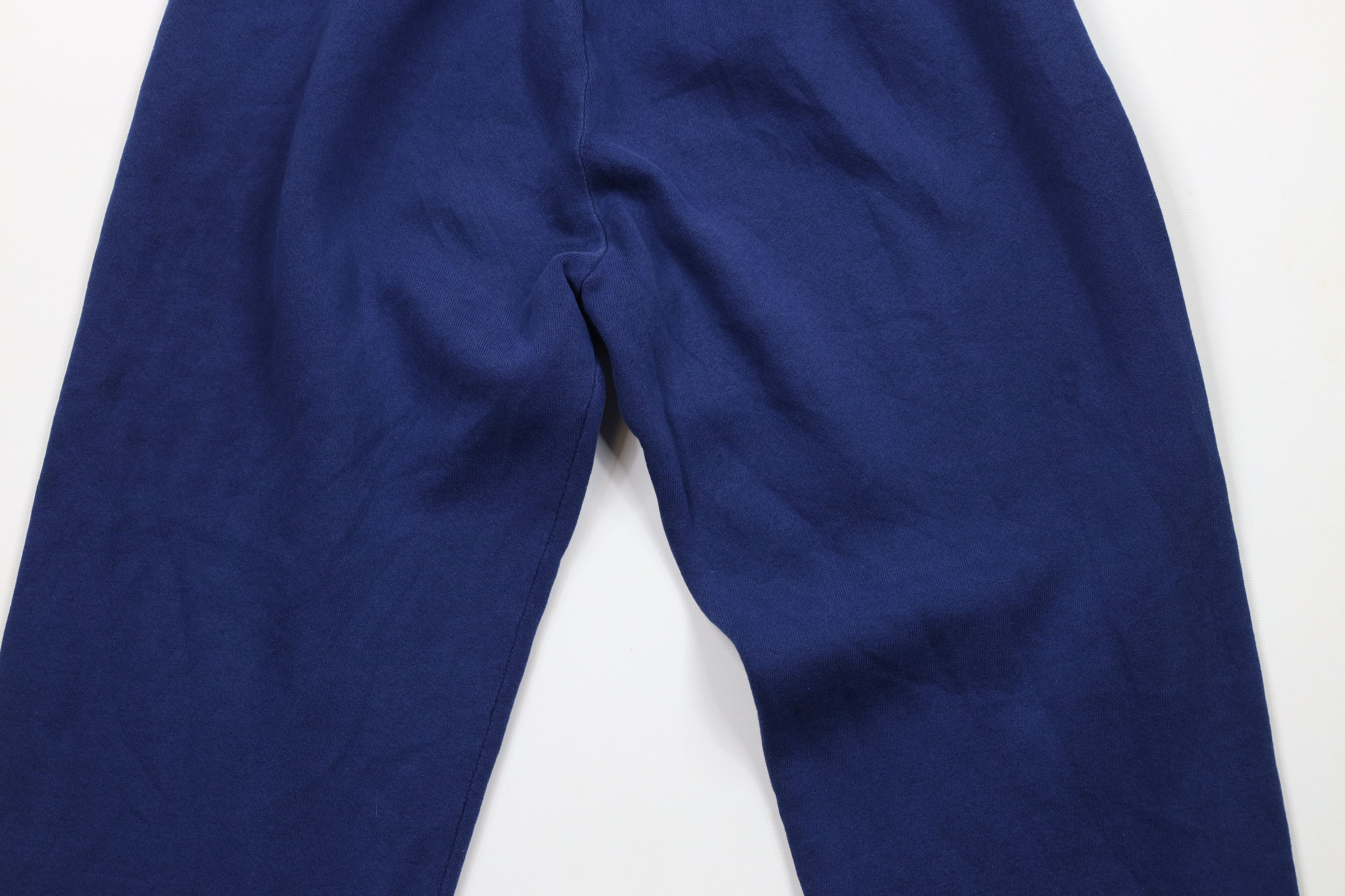 Vintage Vintage 90s Streetwear Blank Sweatpants Joggers Blue USA Size 26" / US 2 / IT 38 - 10 Thumbnail