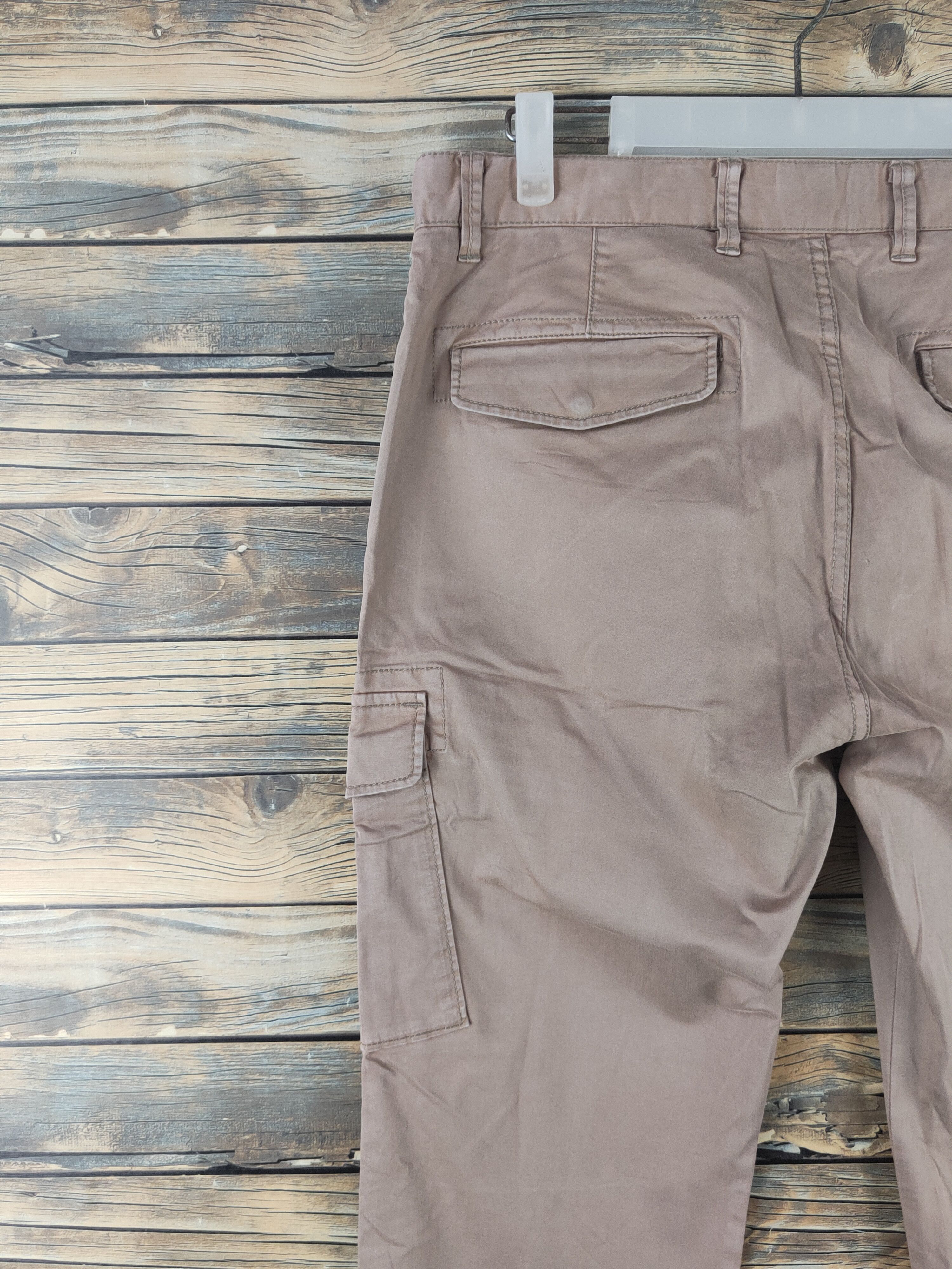 Japanese Brand DL Uniqlo Beige Multipocket Cargo Pants #1908 Size 32" / US 10 / IT 46 - 8 Thumbnail