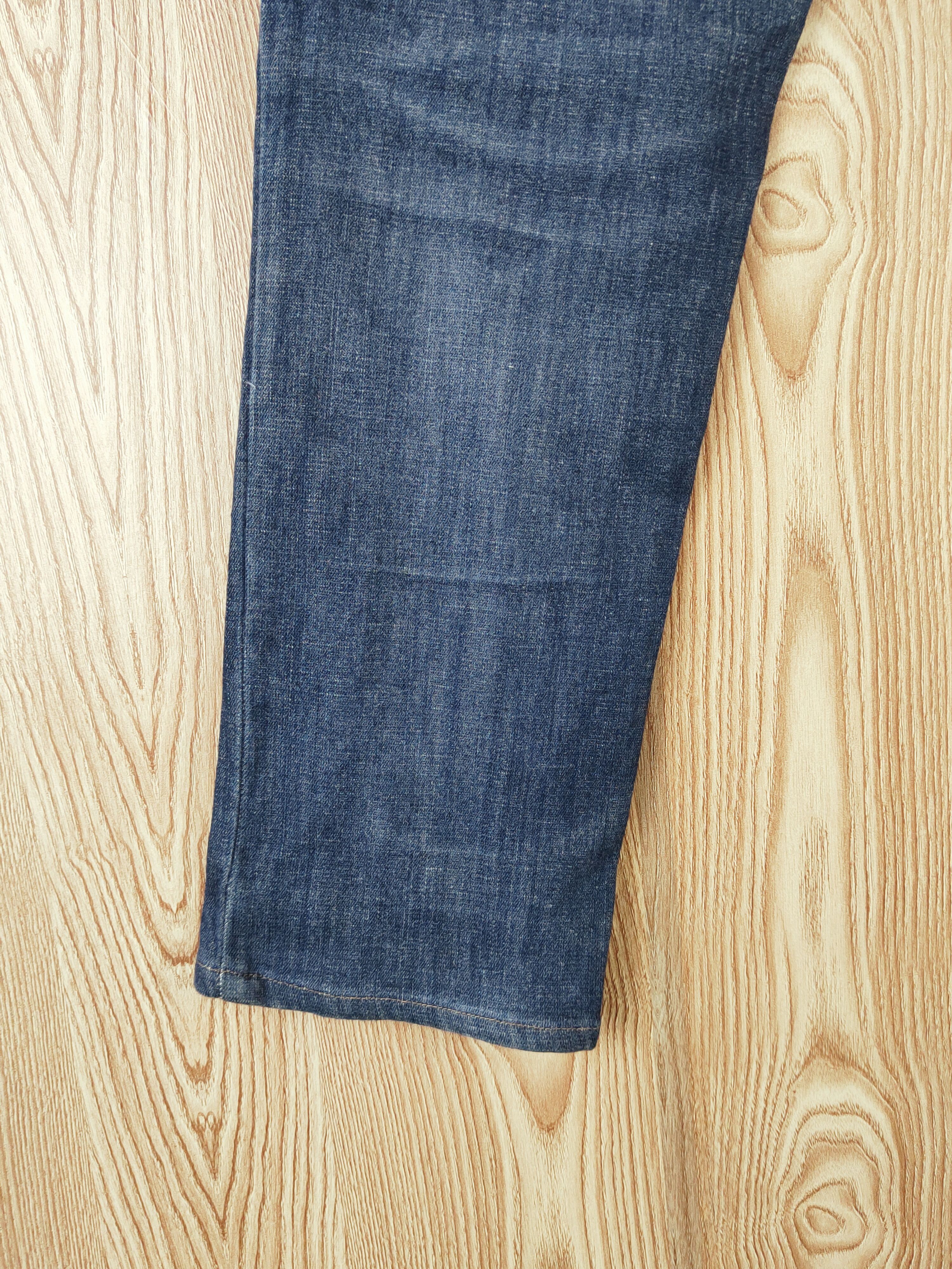 Edwin Edwin vintage Dark Blue Distressed Ripped Jeans #W600 Size US 30 / EU 46 - 10 Thumbnail