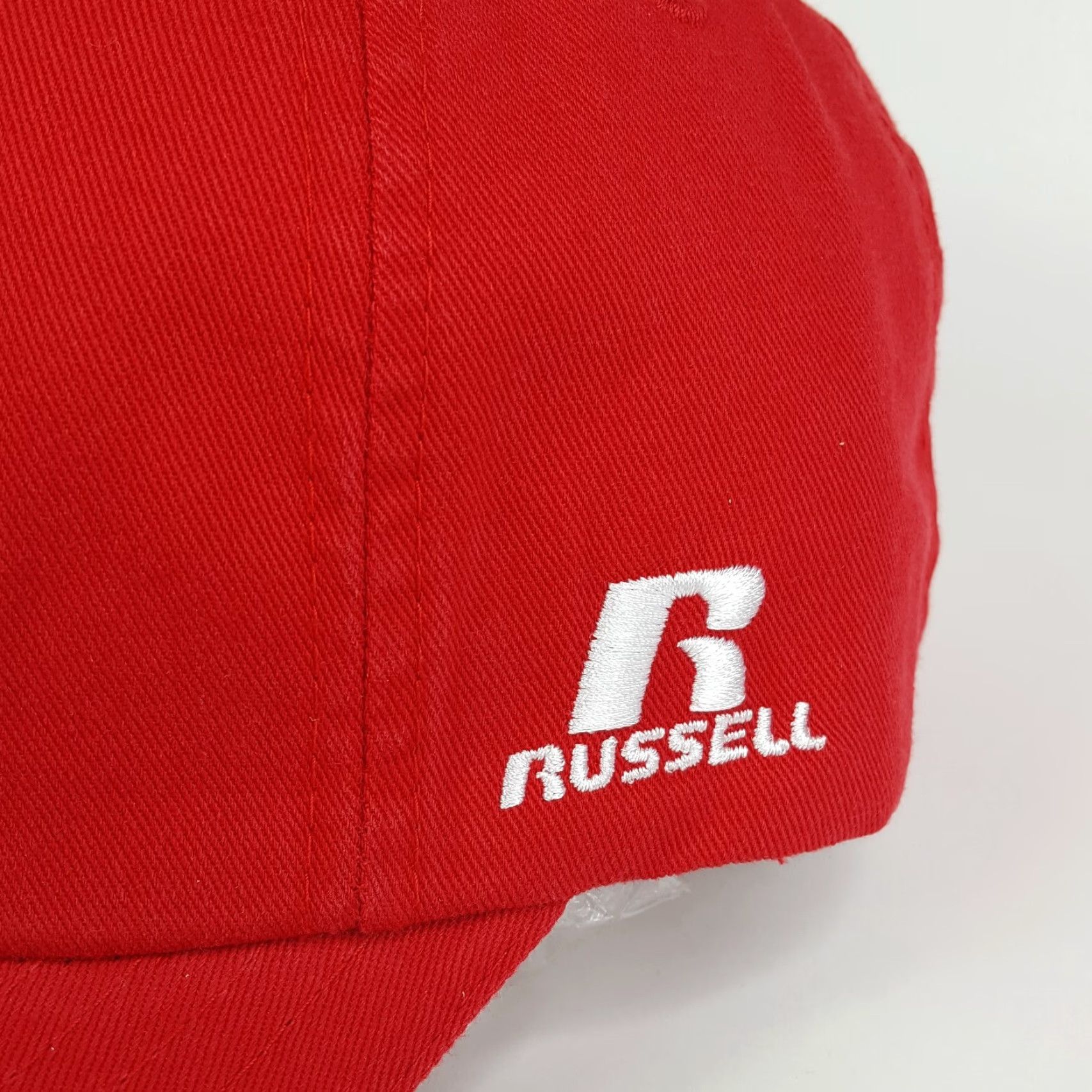 Russell Athletic VINTAGE 90s Russell Athletic Hat - Red Adjustable Twill Baseball Cap - Mens - 12 Pack - Plain Solid Cap Size ONE SIZE - 6 Thumbnail