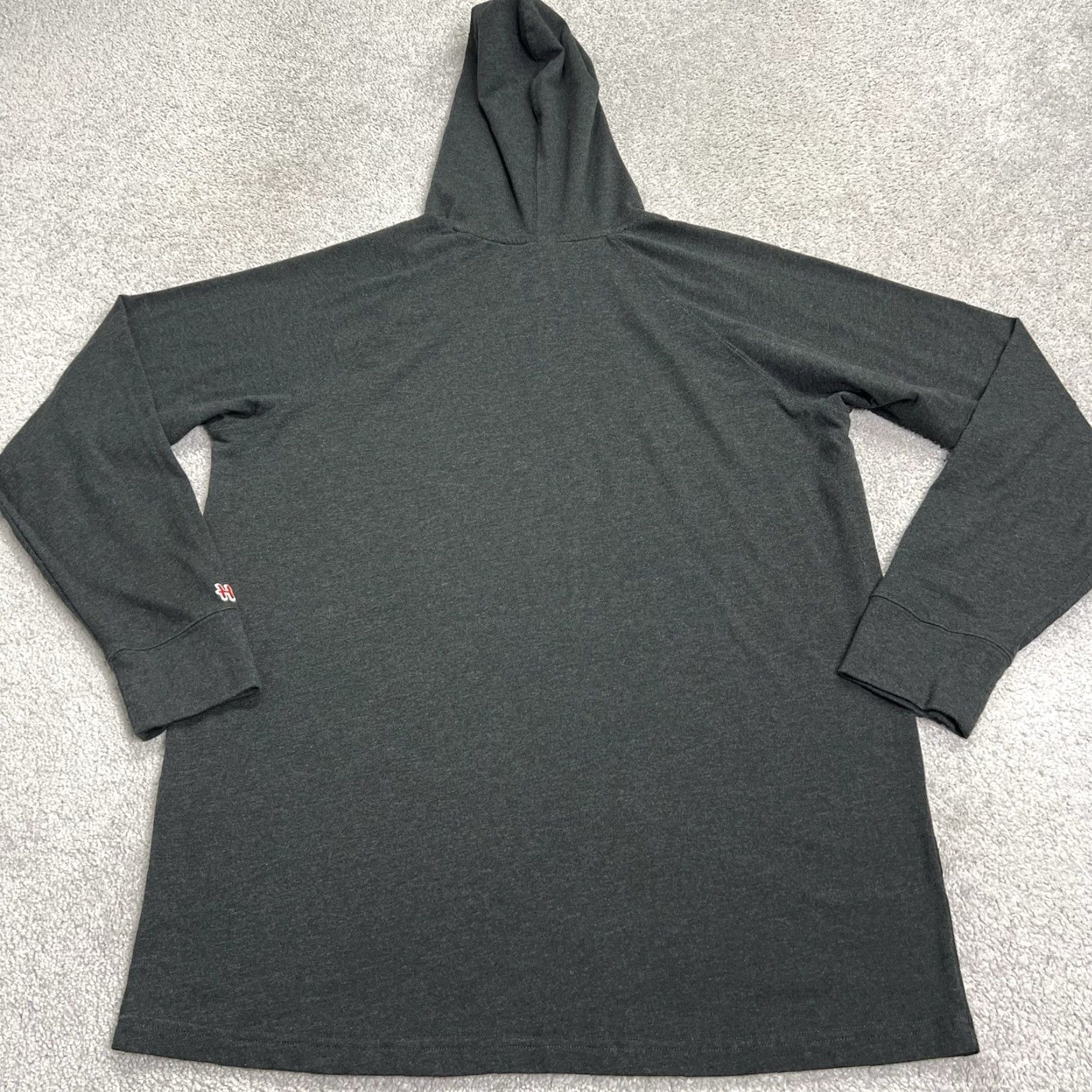 Vintage Homage Hoodie Mens XL Pullover Hooded Shirt Long Sleeve Dark Gray Tri Blend Crew Neck Budget? Size US XL / EU 56 / 4 - 5 Thumbnail