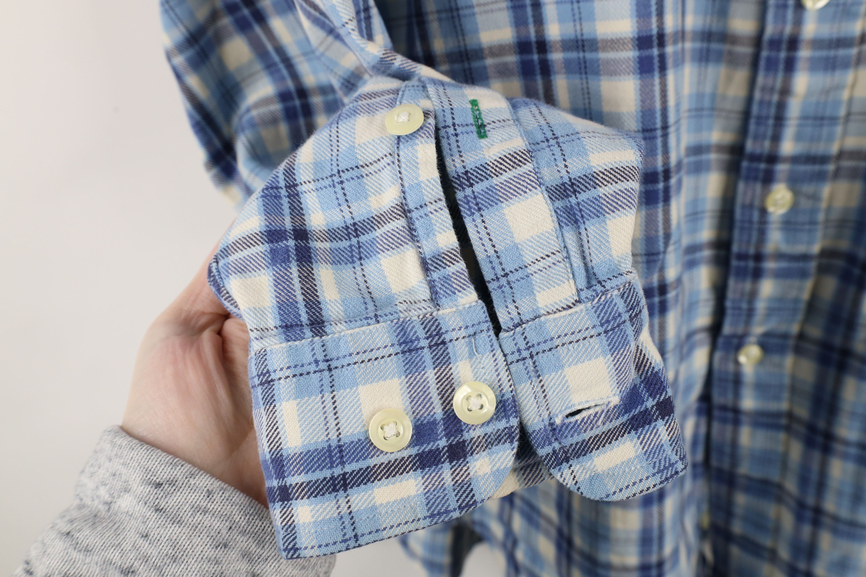 Tommy Hilfiger × Vintage Vintage 90s Tommy Hilfiger Collared Button Shirt Plaid Size US M / EU 48-50 / 2 - 6 Thumbnail