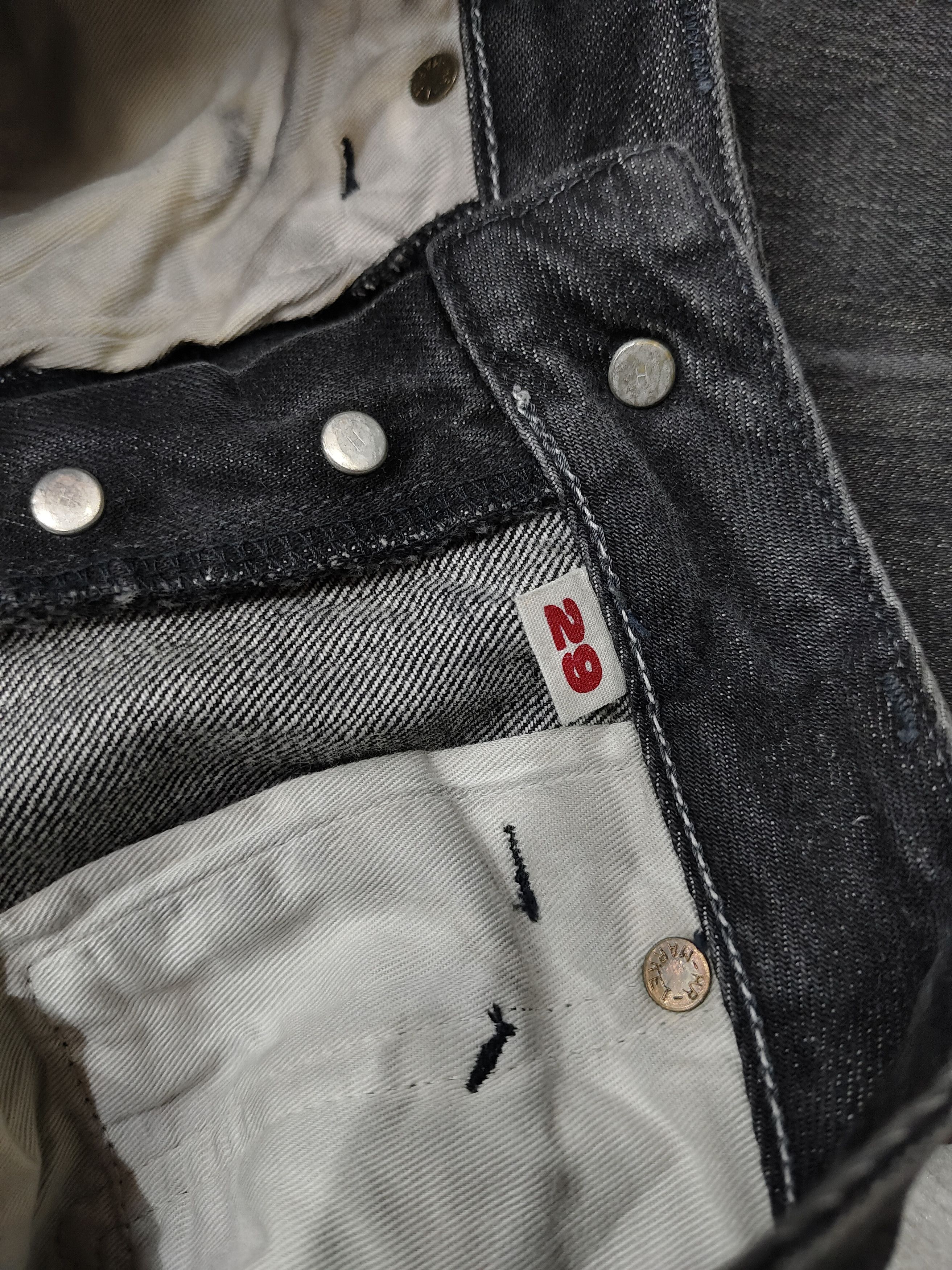 HOLLYWOOD RANCH MARKET HRM 🇯🇵 Natural Faded Wash Americana Straight Jeans Size US 29 - 7 Thumbnail