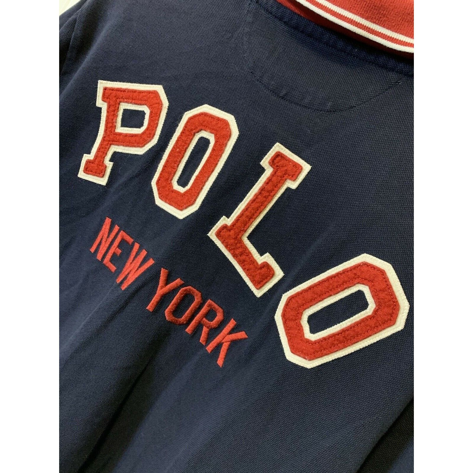 Polo Ralph Lauren VTG Polo by Ralph Lauren Men's M Rugby Polo Shirt Spell Out Size US M / EU 48-50 / 2 - 8 Thumbnail