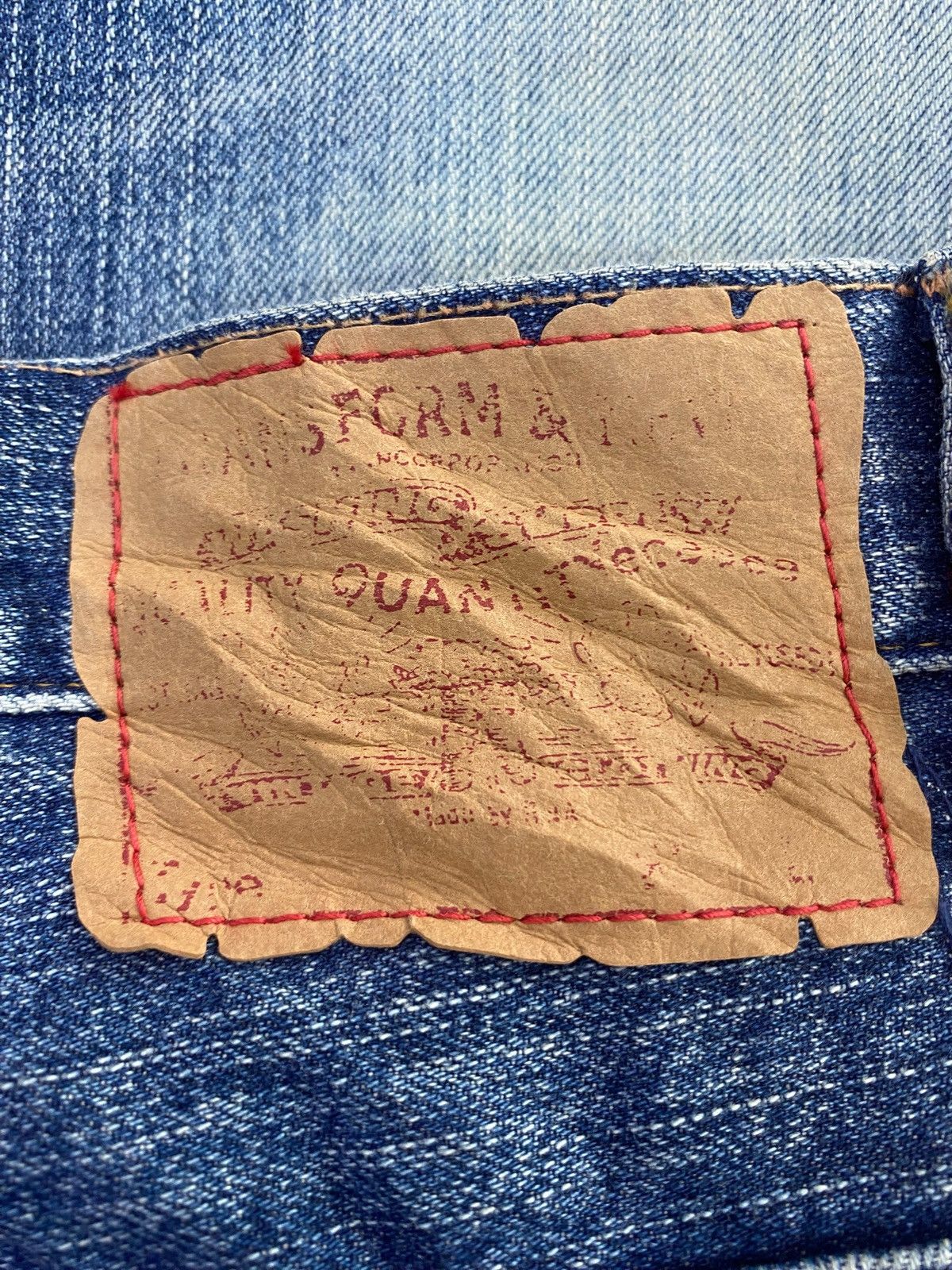 Other Japanese Brand Back Graphic Print Style Baggy Jeans Size US 32 / EU 48 - 10 Thumbnail
