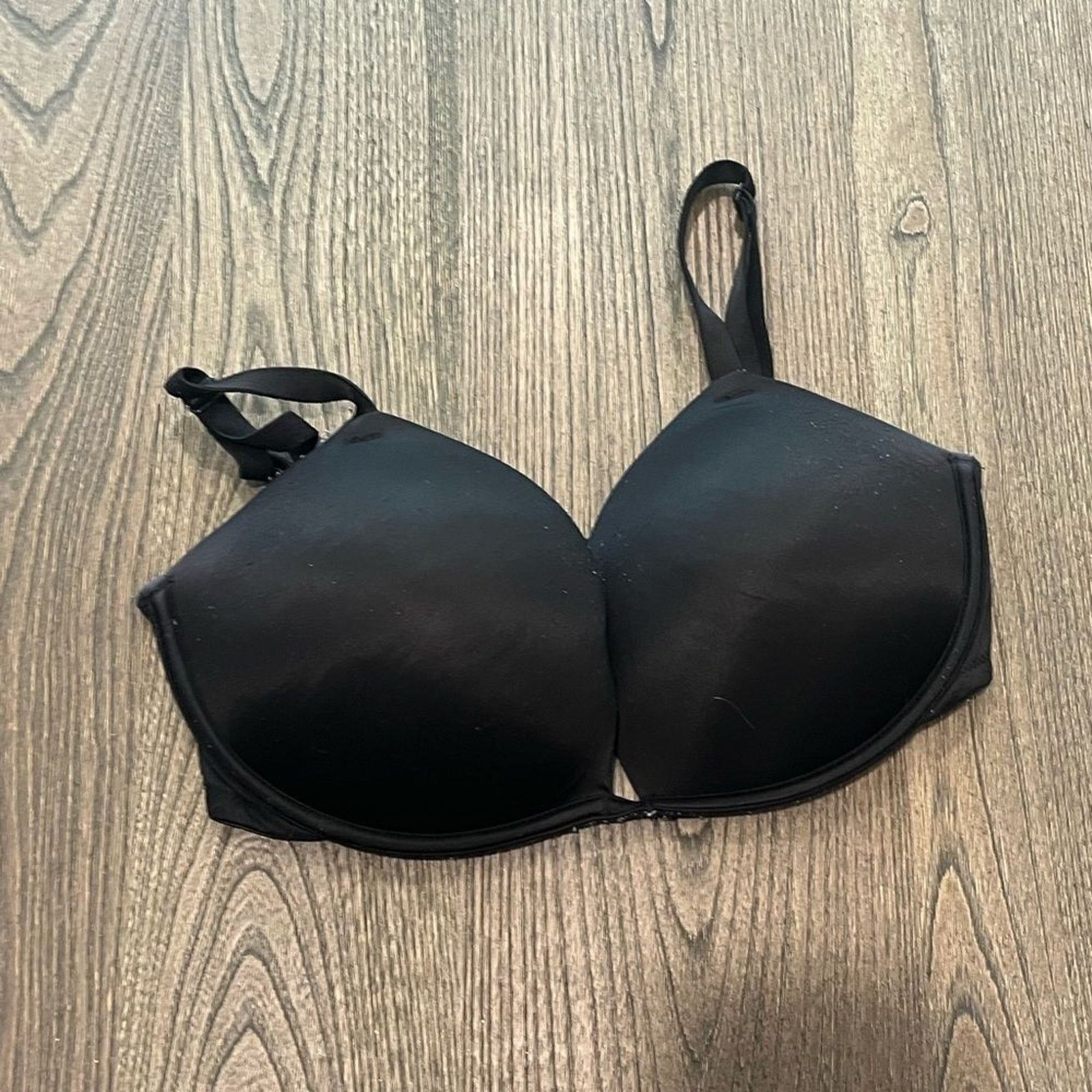 Vintage Victorias Secret PINK Black Push Up Bra - Size 34DD Size ONE SIZE - 1 Thumbnail