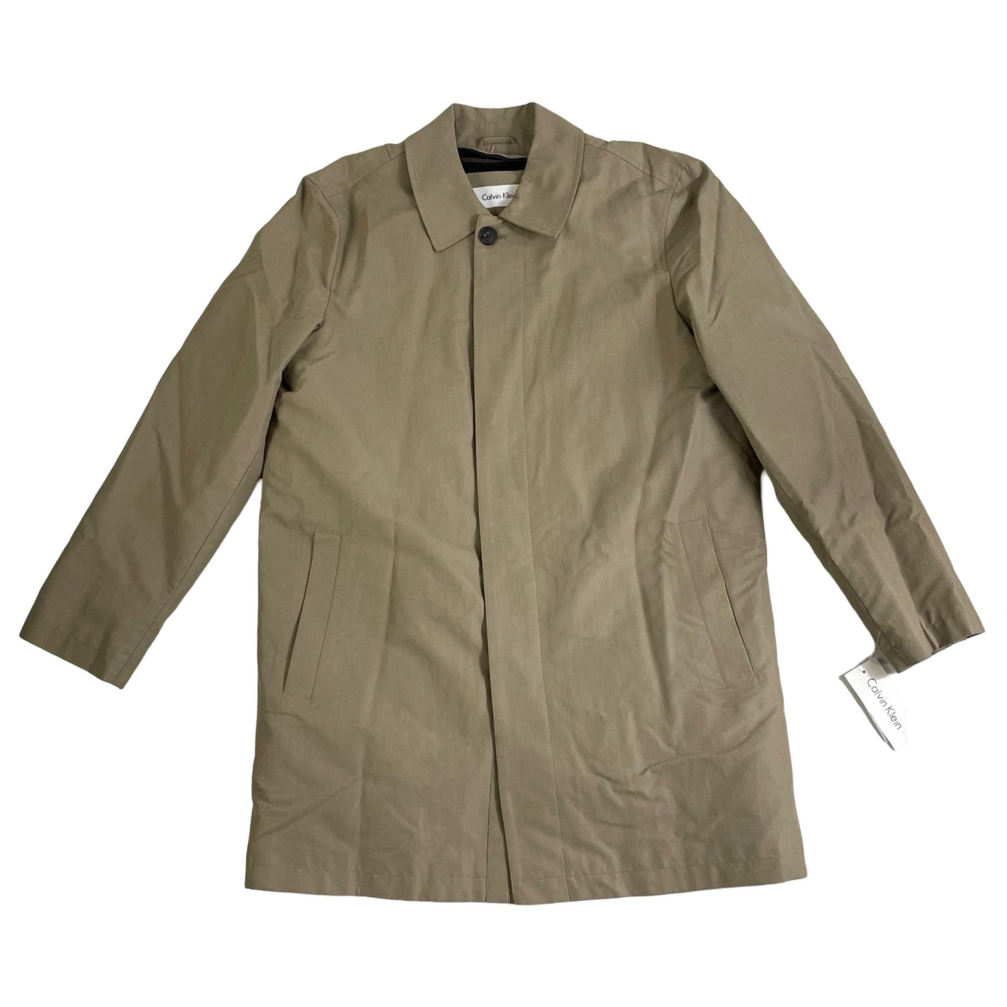 Calvin Klein Calvin Klein Tan Short Trench Coat Mens Large Size US L / EU 52-54 / 3 - 1 Thumbnail