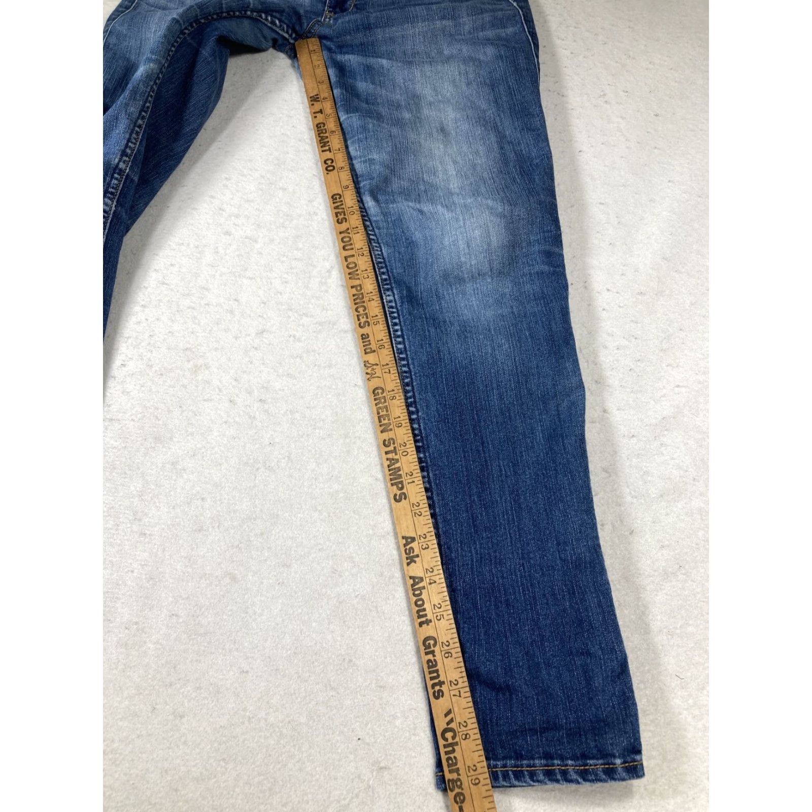 Abercrombie & Fitch Abercrombie Fitch Womens Skinny Jeans 4R Medium Wash Blue Size 32" / US 10 / IT 46 - 5 Thumbnail