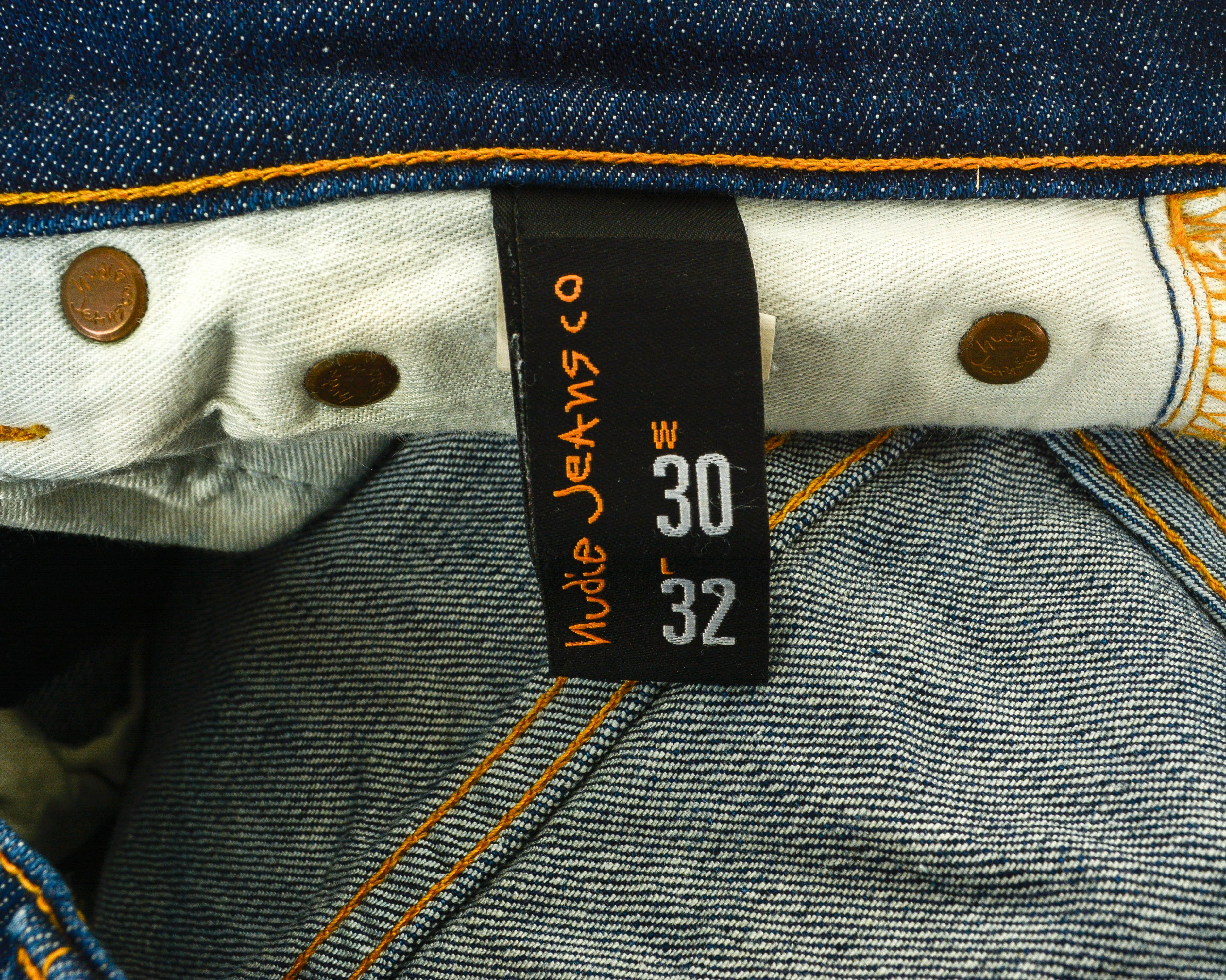 Nudie Jeans Thin Finn Organic Dry W30 L32 Denim Slim Pants Trousers Size US 30 / EU 46 - 7 Thumbnail