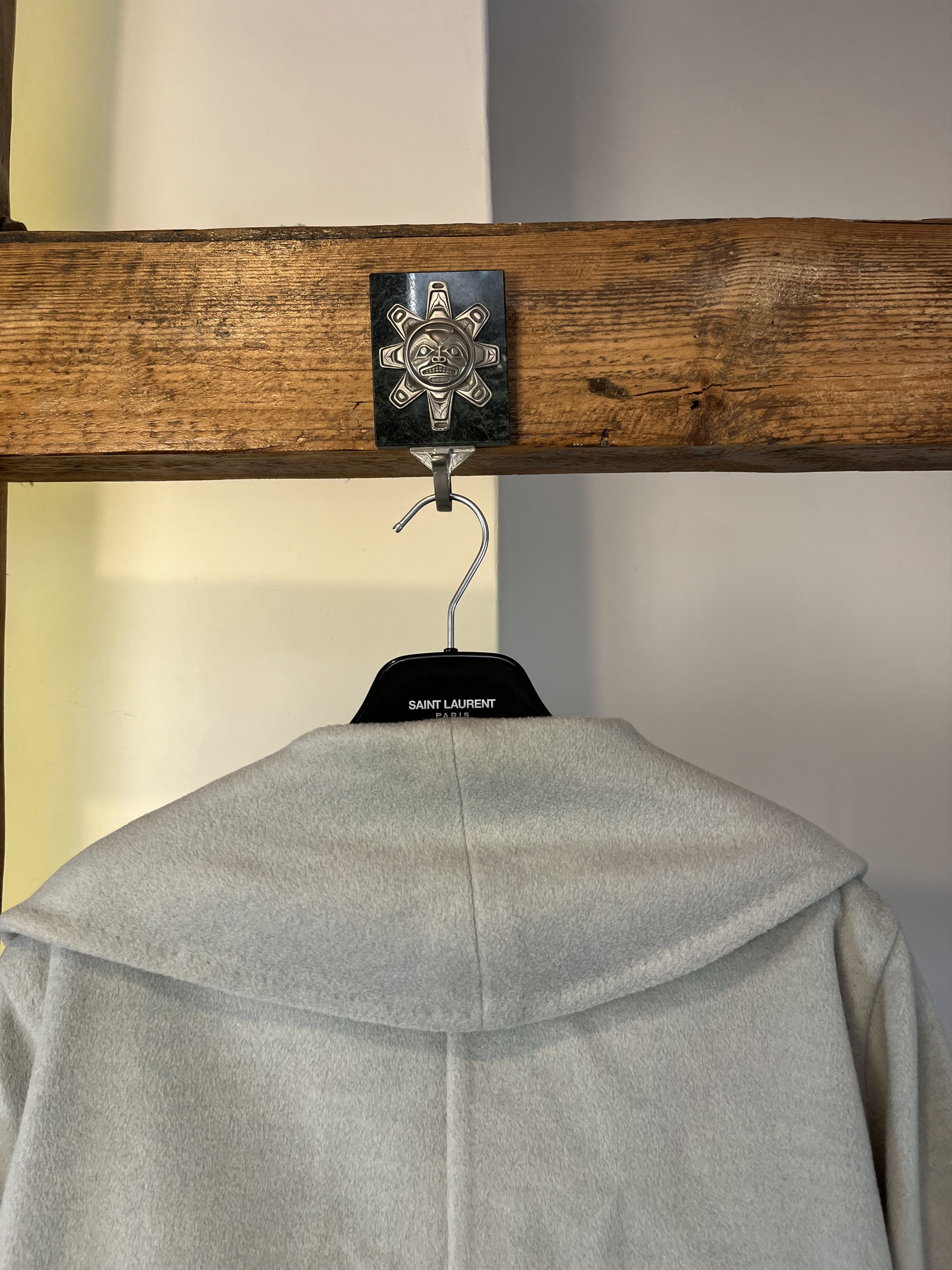 Max Mara Max Mara Wool Cashmere Baby Blue Coat Size XL / US 12-14 / IT 48-50 - 7 Thumbnail