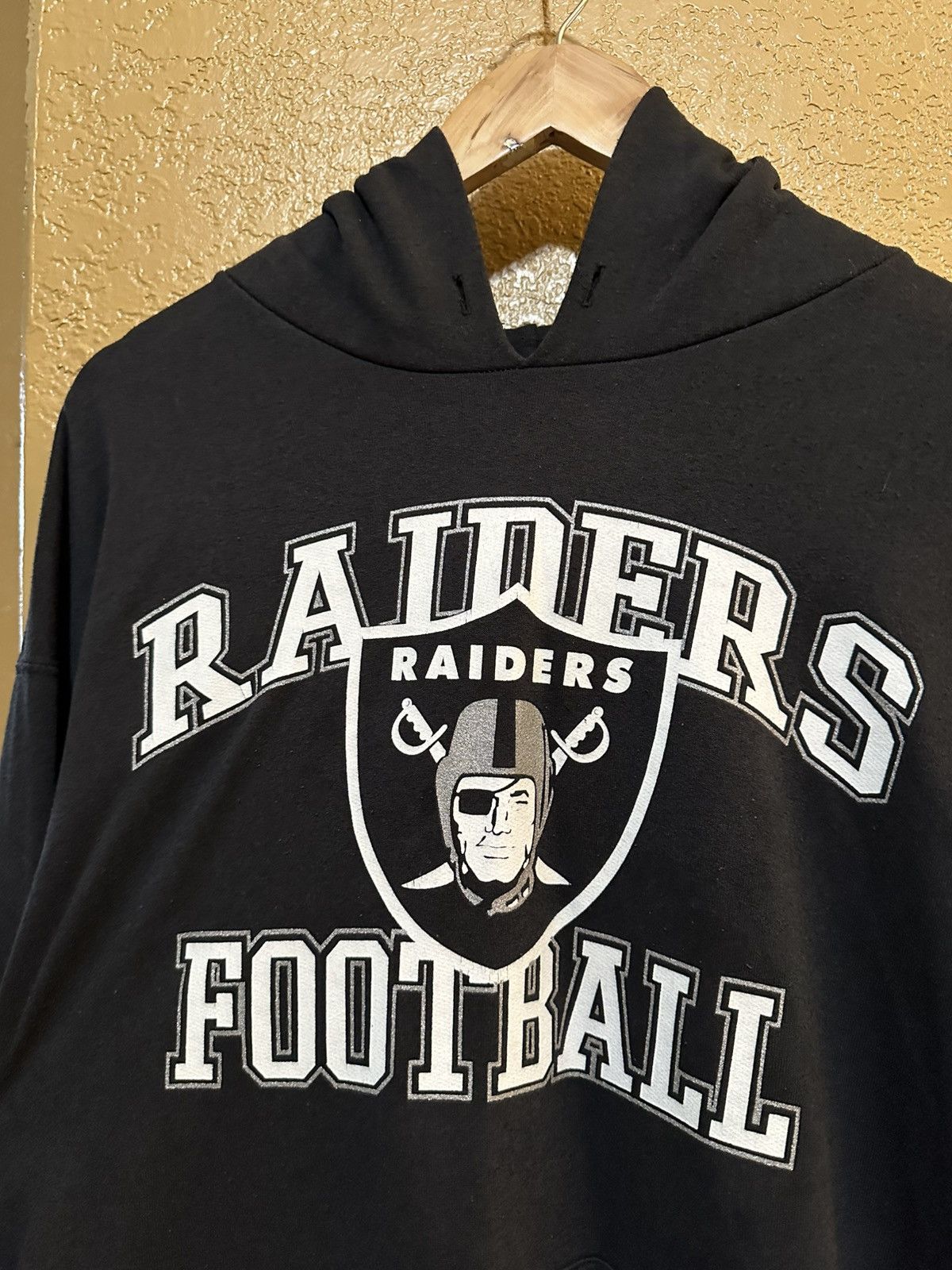 Vintage 📌 vintage Oakland Raiders pullover hoodie xl NFL Size US XL / EU 56 / 4 - 2 Thumbnail