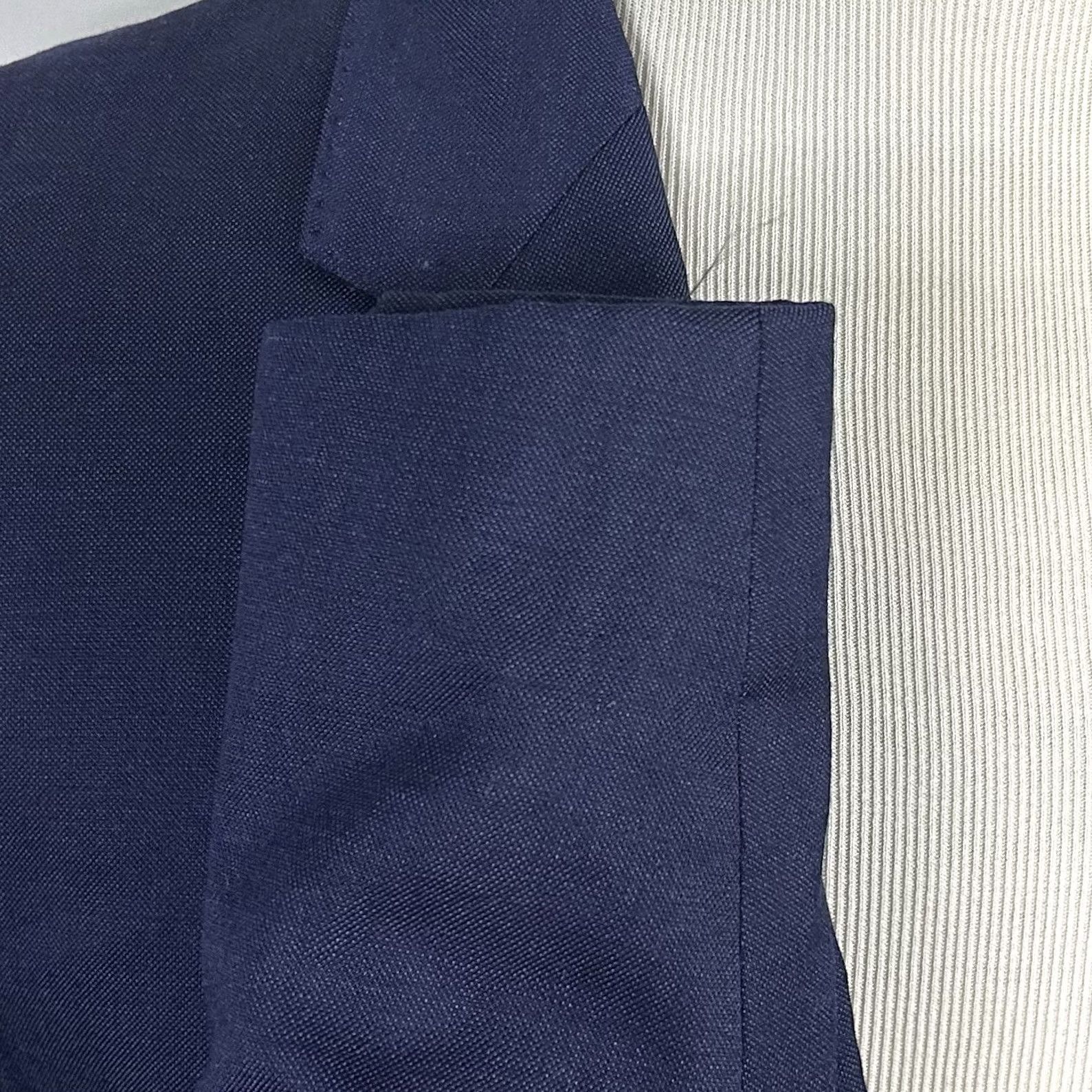 Doublet The Blk Tux Sport Coat 46L Blue Tollegno Wool Two Button Lined Double Vented Men's Jacket/Coat Size US S / EU 44-46 / 1 - 6 Thumbnail