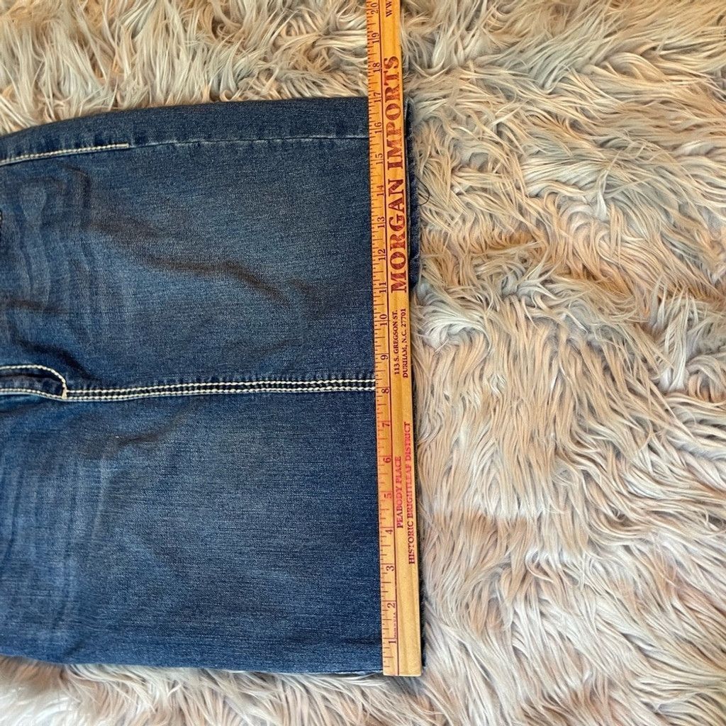 Nine West Nine West Dark Blue Denim Y2K vtg skort size 8/28 Size 30" / US 8 / IT 44 - 9 Thumbnail
