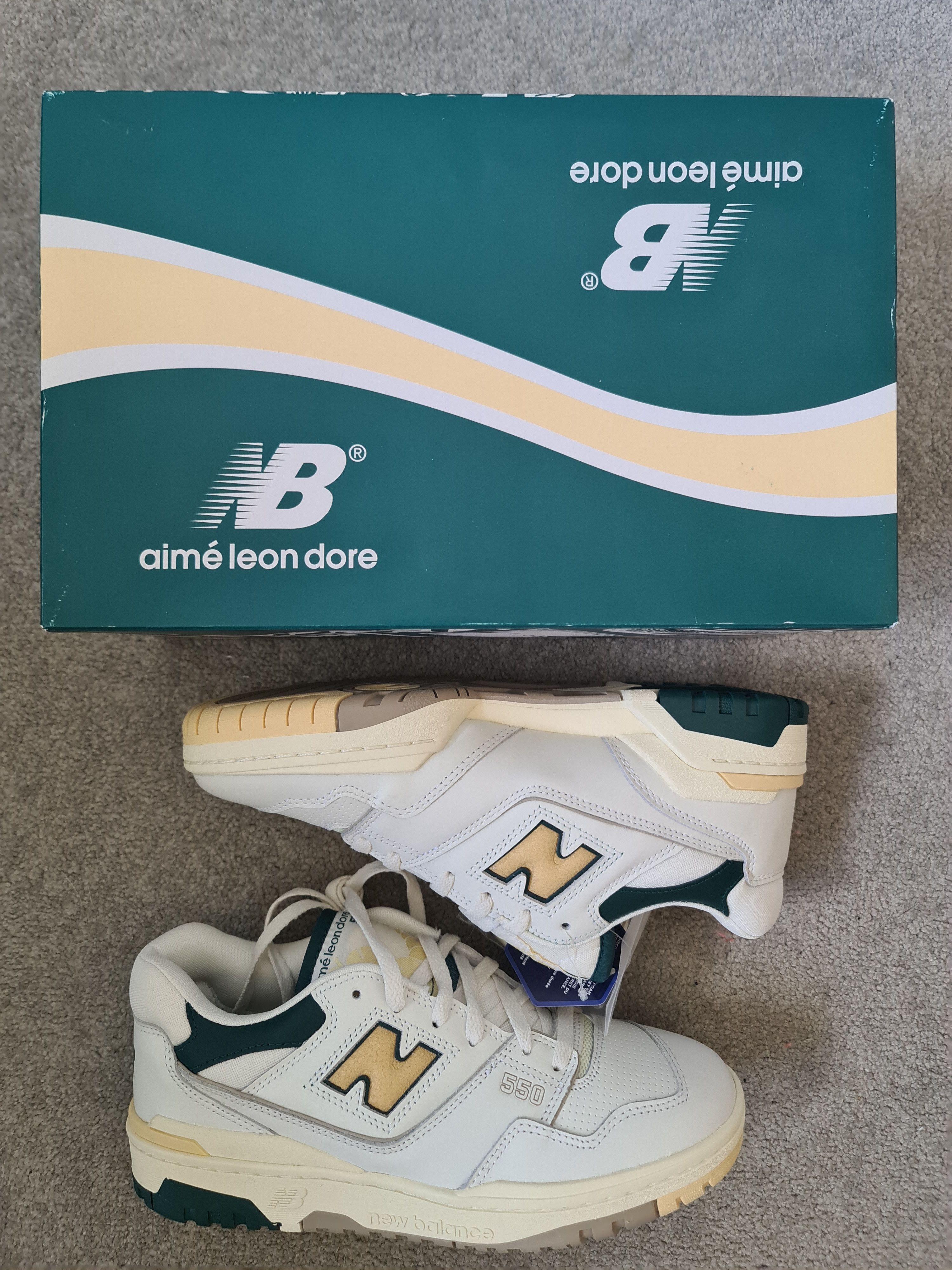 Aime Leon Dore × New Balance 👟 New Balance x Aime Leon Dore 550 "Natural Green" 👟 Size US 8.5 / EU 41-42 - 1 Thumbnail