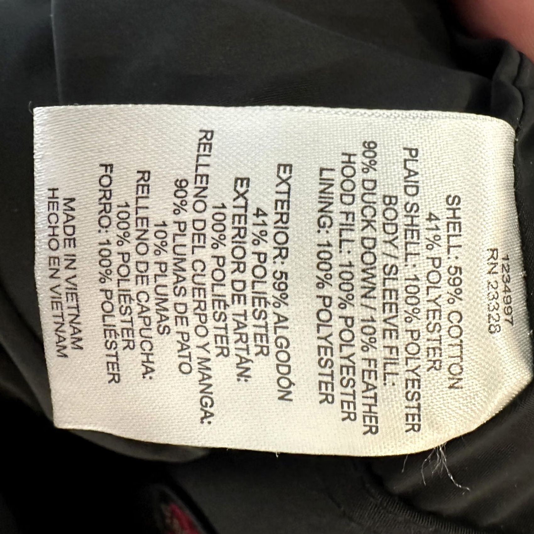 Pendleton Pendleton Jacket Mens 2XL Black Hooded Down Plaid Puffer Insulated Coat Size US XXL / EU 58 / 5 - 6 Thumbnail