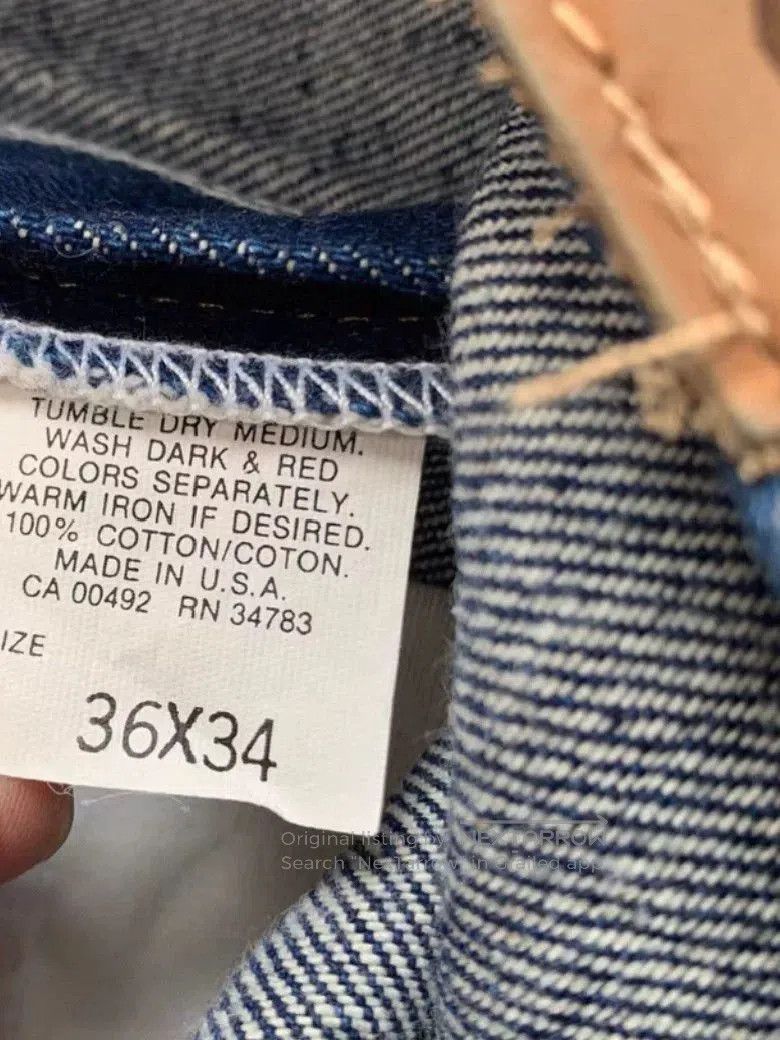 Lee LEE 200 Early 90s Jeans. Size US 36 / EU 52 - 7 Thumbnail
