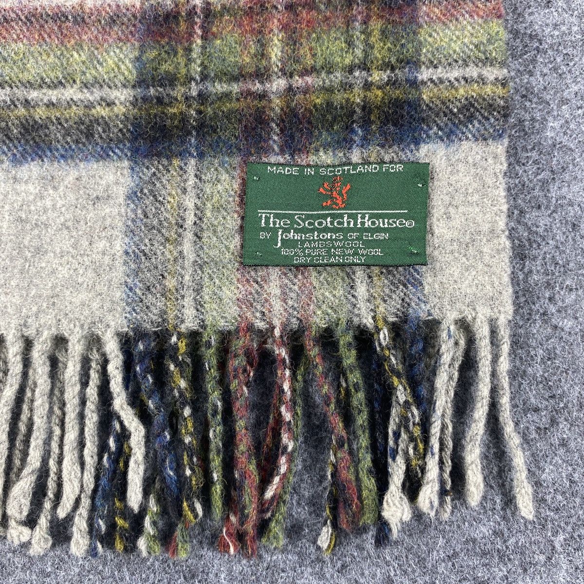 Johnstons Of Elgin × Vintage The Scotch House Scarf # Muffler # Neckwear # D573 Size ONE SIZE - 4 Thumbnail