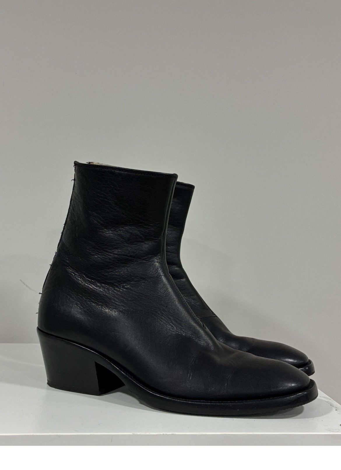 Acne Studios Square Toe Leather Boot. Size US 8 EU 41 Size US 8 / EU 41 - 3 Thumbnail