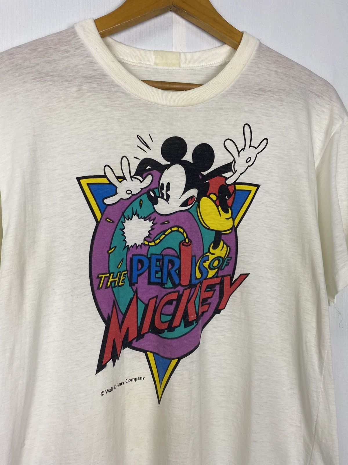 Mickey Mouse Vintage 80s Walt Disney Company Size US S / EU 44-46 / 1 - 3 Thumbnail