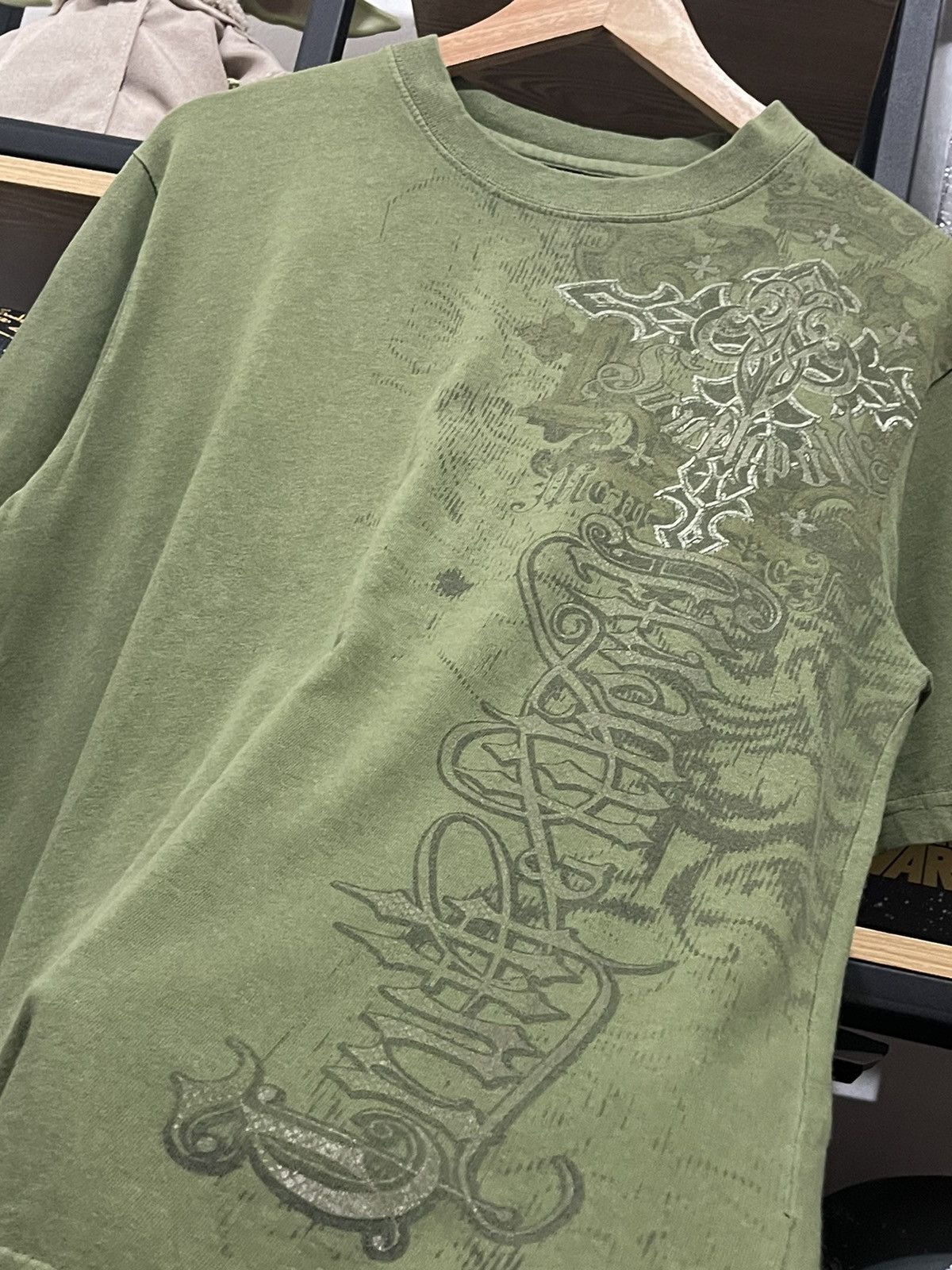 Southpole SOUTHPOLE Truth & Liberty Cross Tattoo Affliction Style Size US M / EU 48-50 / 2 - 3 Thumbnail