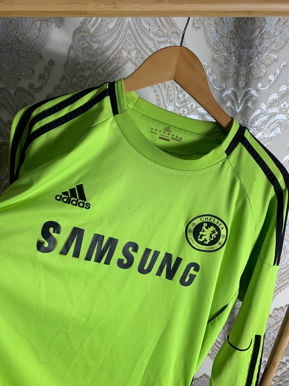 Vintage VERY RARE ADIDAS FC CHELSEA ENGLAND SOCCER JERSEY RETRO 90s Size US XL / EU 56 / 4 - 3 Thumbnail
