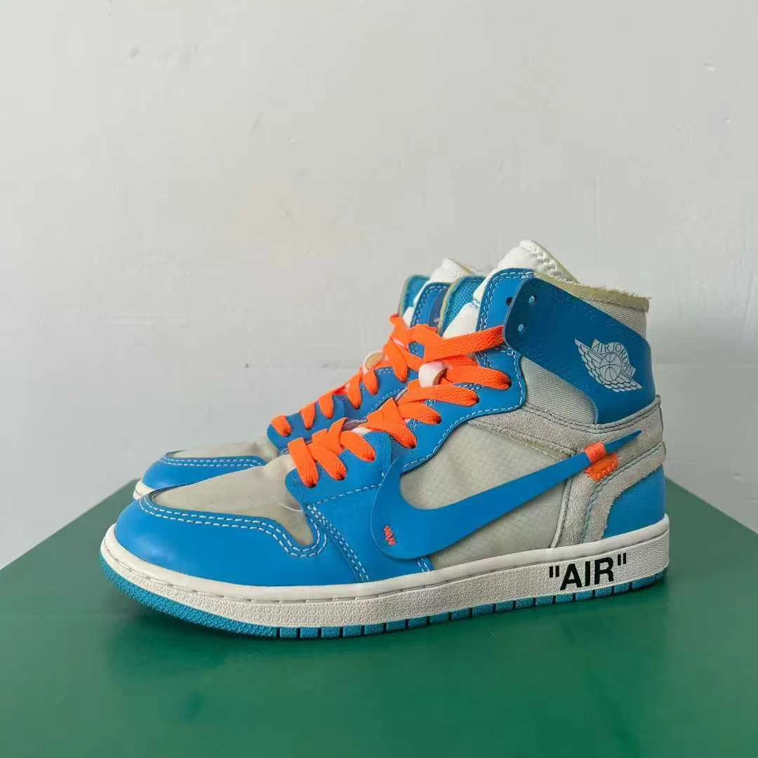 Nike Air Jordan 1 University Blue 40.5 Good Wear Laces Size US 7.5 / EU 40-41 - 1 Thumbnail