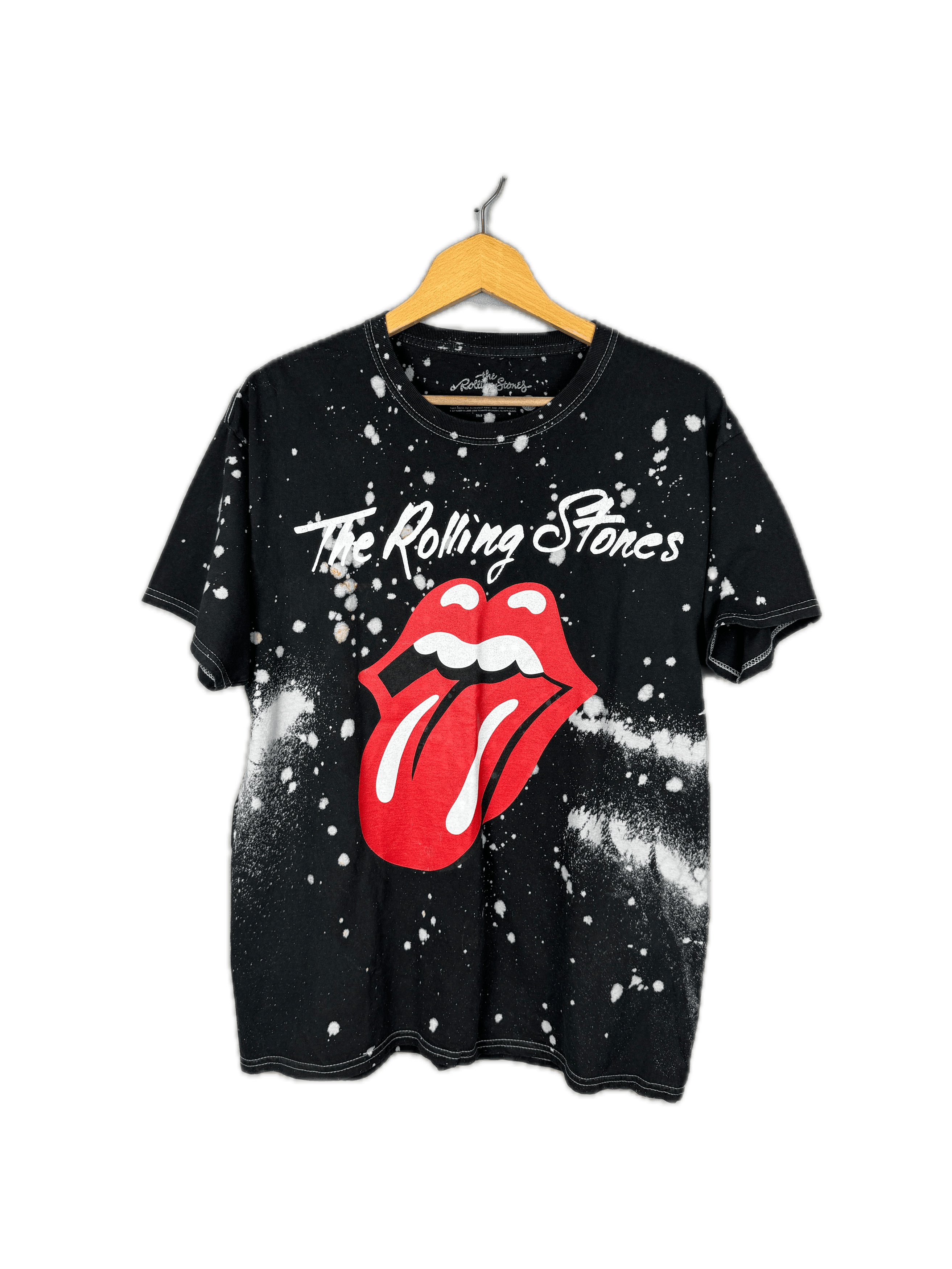 Band Tees × Vintage The Rolling Stones T Shirt Tie Dye Black Streetwear Size US L / EU 52-54 / 3 - 1 Thumbnail