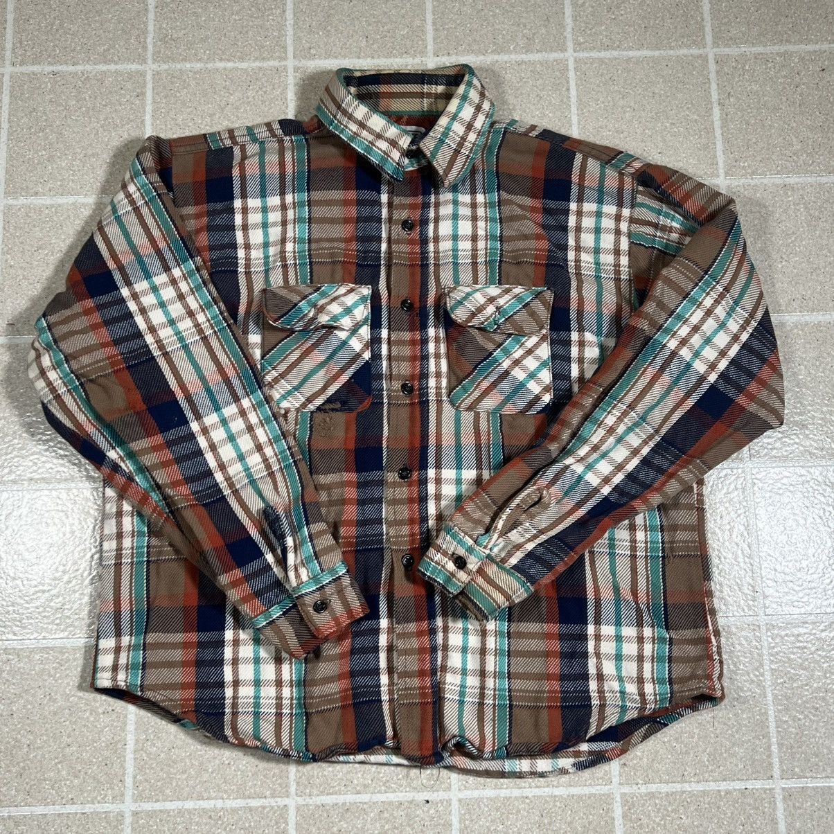Other Vintage Big Mike Thick Plaid Flannel Button Down Shirt Size US XL / EU 56 / 4 - 1 Thumbnail