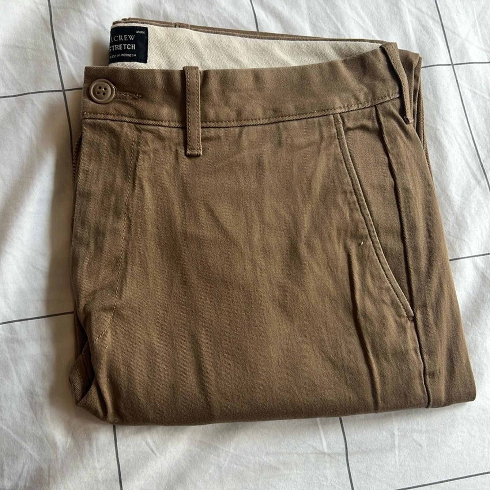 J.Crew 484 Slim-fit stretch chino pant 32x32. Khaki Size US 32 / EU 48 - 2 Thumbnail